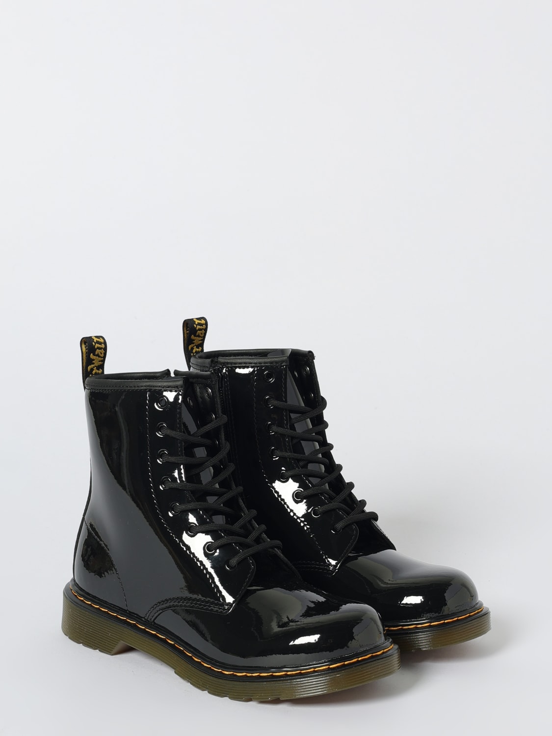 DR. MARTENS SCARPE: Stivaletto 1460 Dr. Martens in vernice , Nero - Img 2