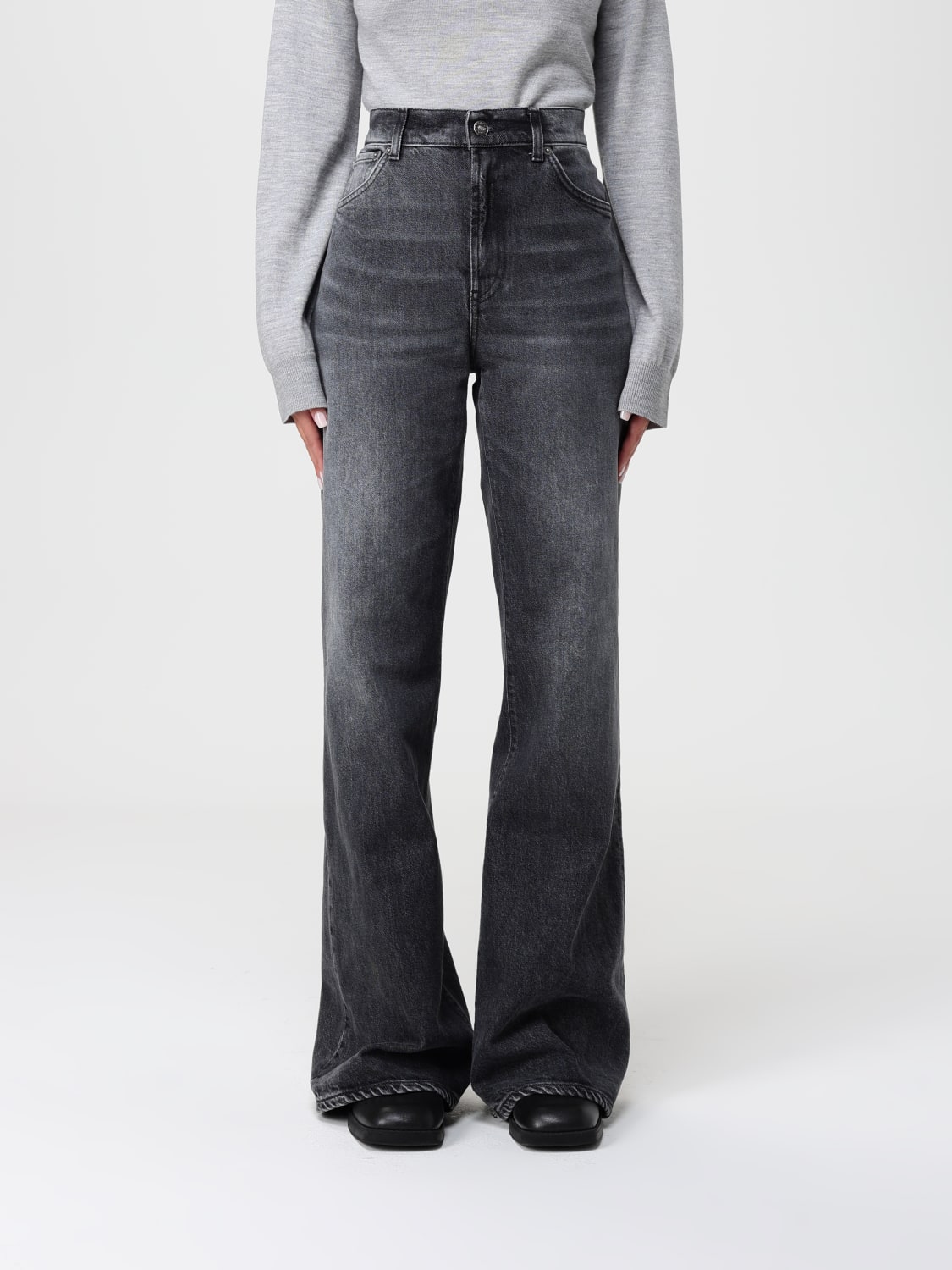 DONDUP JEANS: Jeans woman Dondup, Black - Img 1