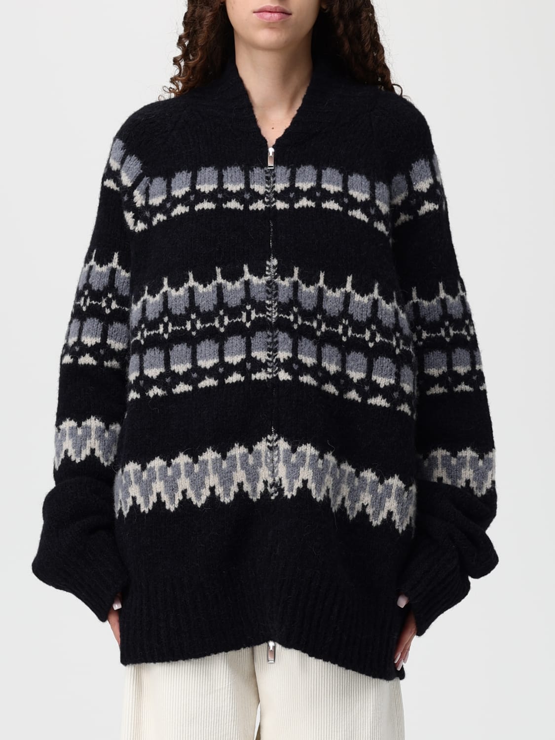 BARENA 毛衣: 毛衣 女士 Barena, 黑色 - Img 1