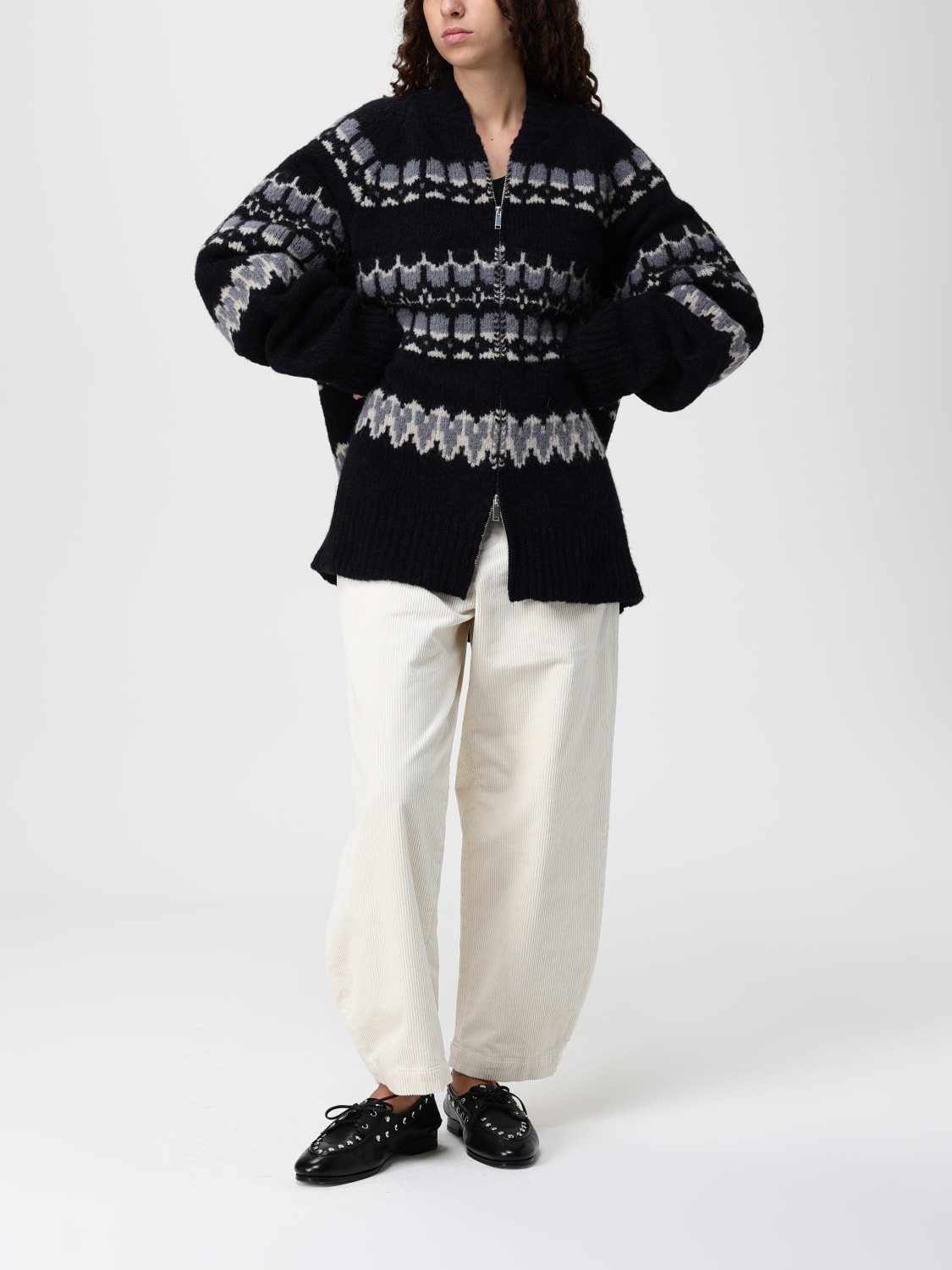 BARENA 毛衣: 毛衣 女士 Barena, 黑色 - Img 2