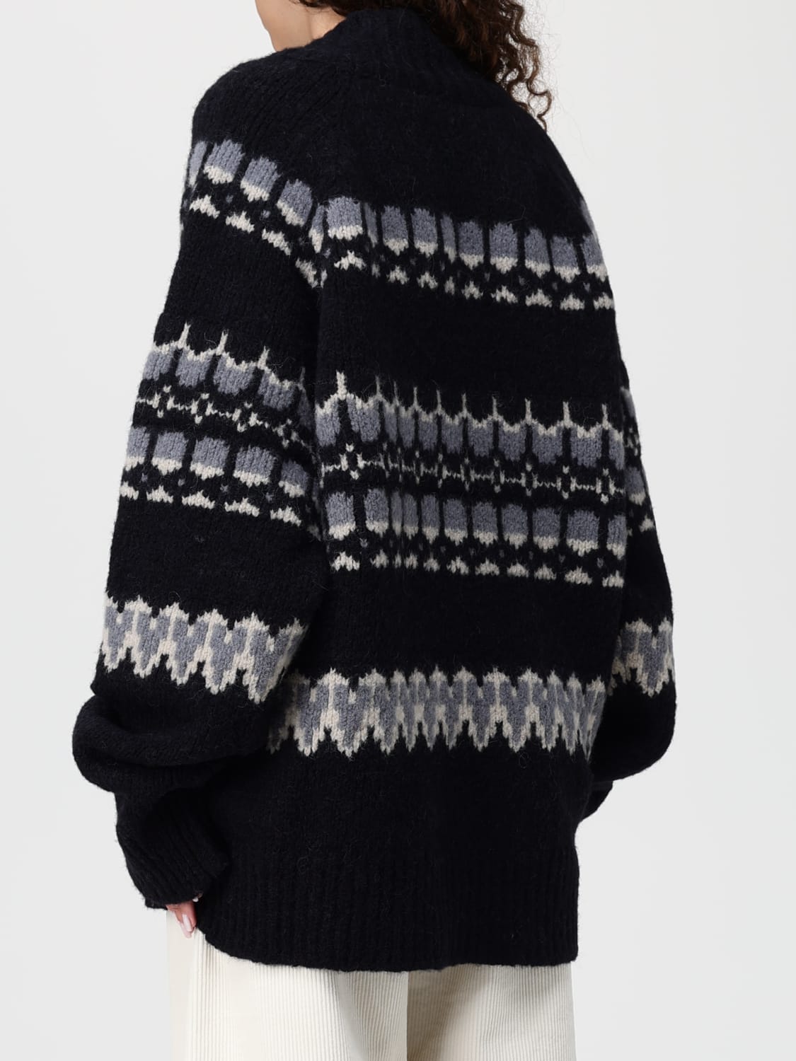 BARENA 毛衣: 毛衣 女士 Barena, 黑色 - Img 3