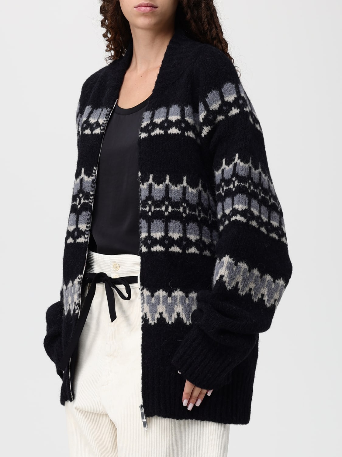 BARENA 毛衣: 毛衣 女士 Barena, 黑色 - Img 4