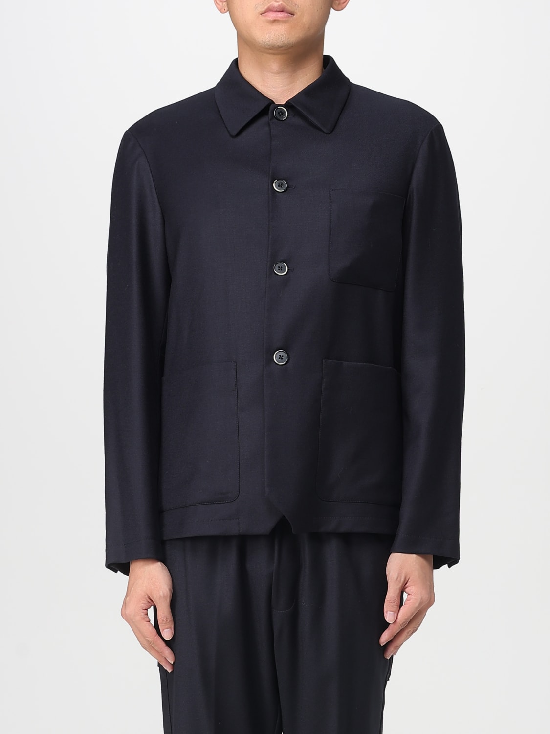 BARENA JACKET: Jacket men Barena, Navy - Img 1