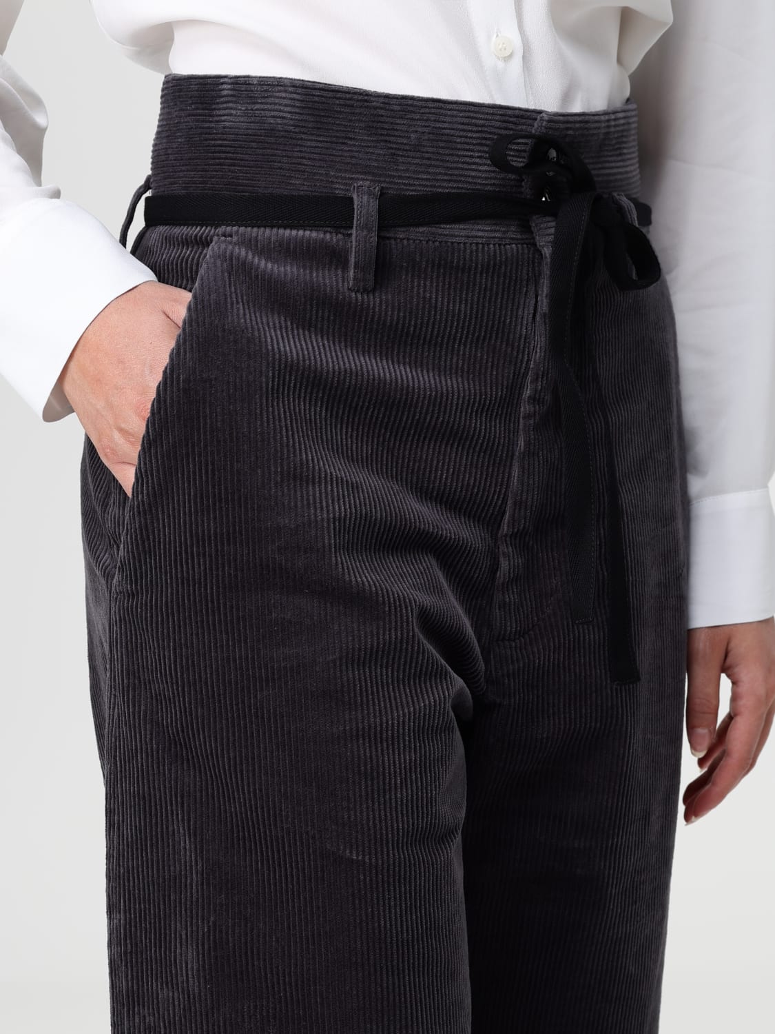 BARENA PANTS: Pants woman Barena, Grey - Img 4