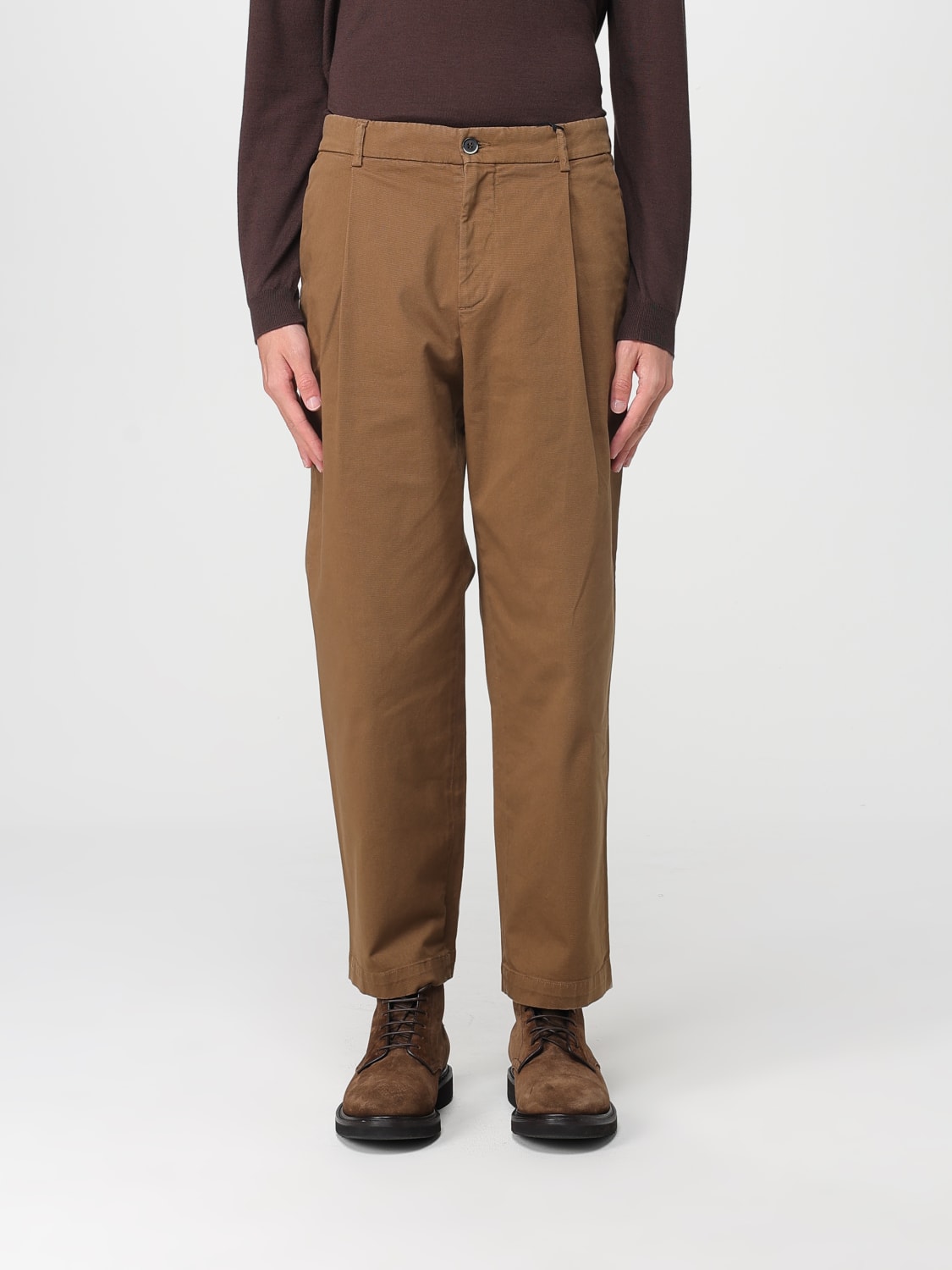 BARENA TROUSERS: Trousers men Barena, Tobacco - Img 1