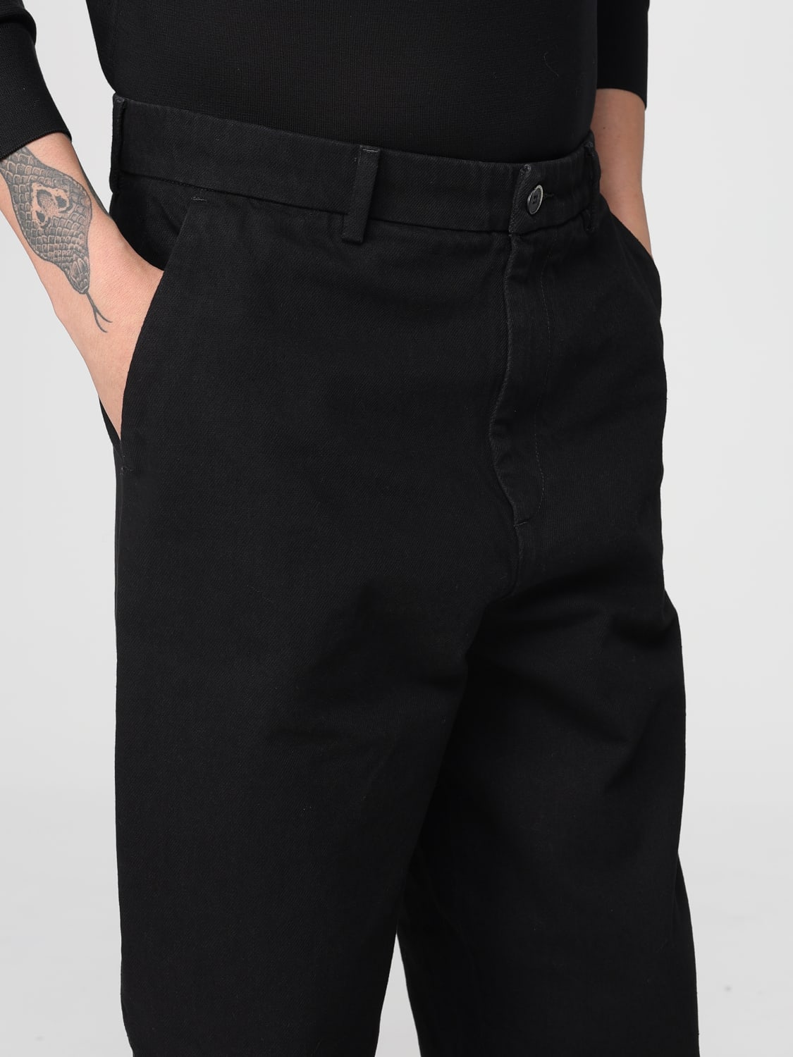 BARENA TROUSERS: Trousers men Barena, Black - Img 3