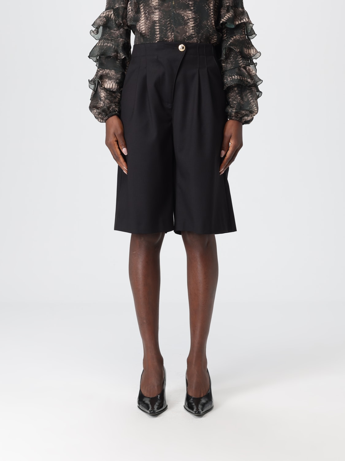 JUST CAVALLI SHORTS: Short woman Just Cavalli, Black - Img 1