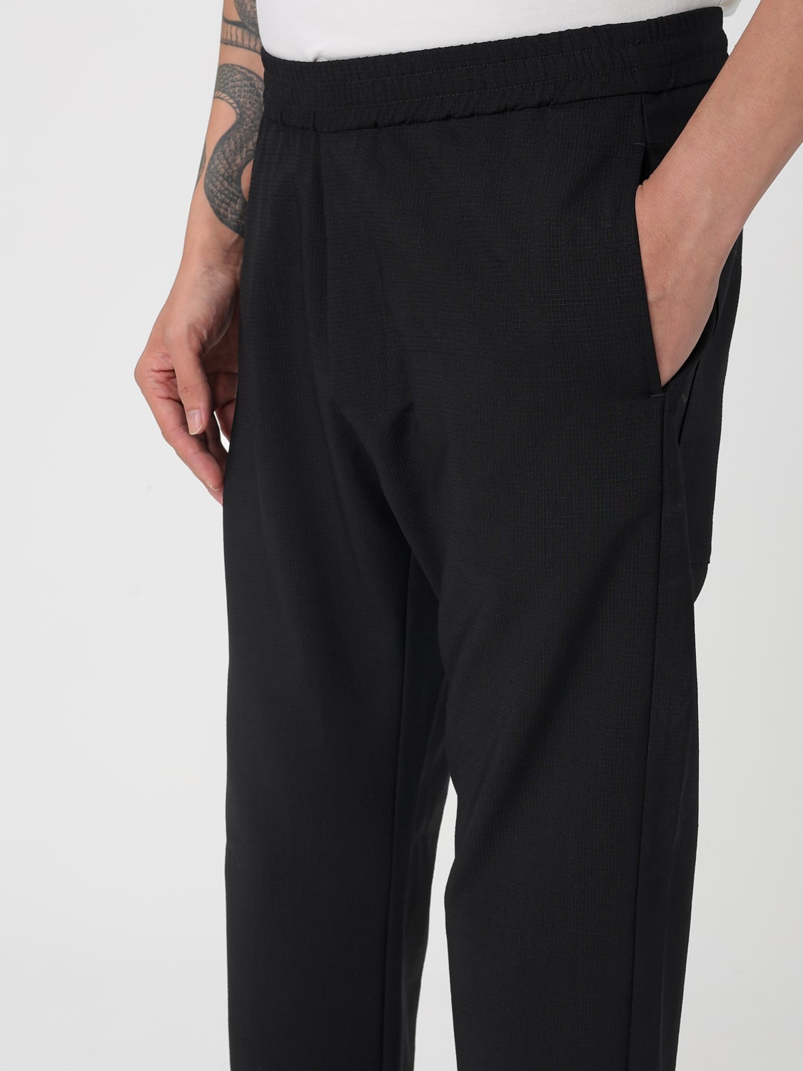 BARENA パンツ: パンツ メンズ Barena, ブラック - Img 4