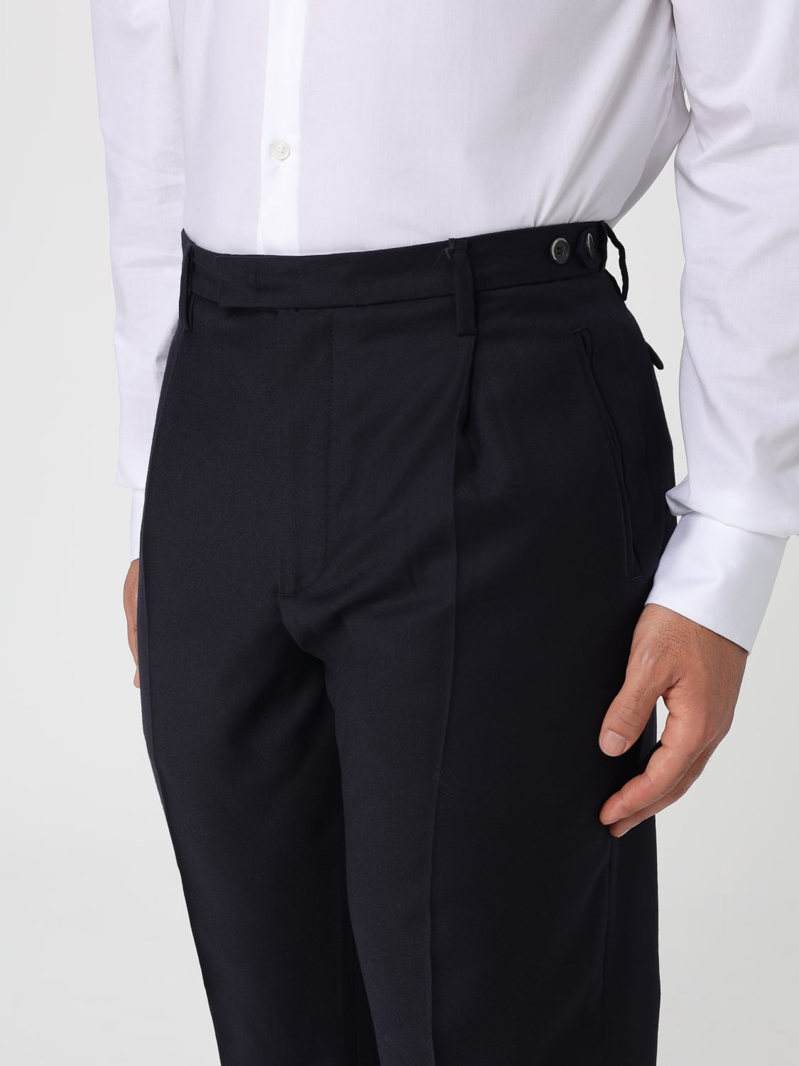 BARENA 팬츠: 팬츠 남성 Barena, 네이비 - Img 3