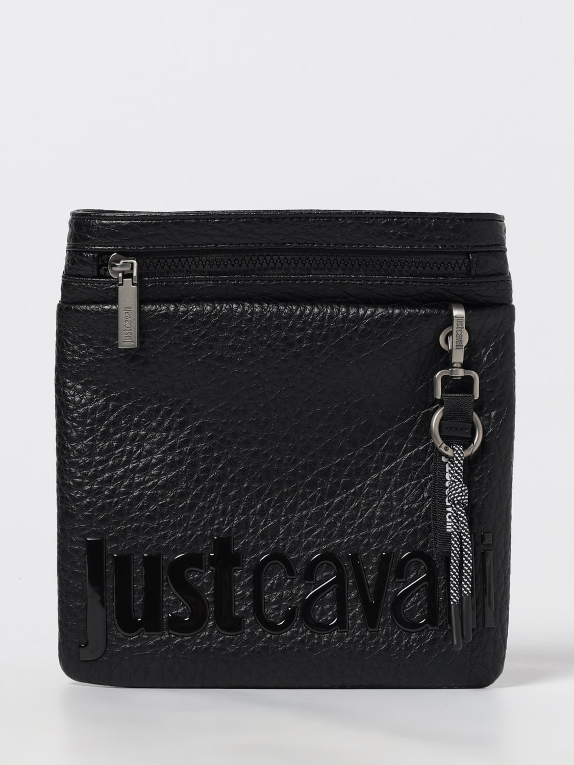 JUST CAVALLI BANDOLERA: Bolsos hombre Just Cavalli, Negro - Img 1