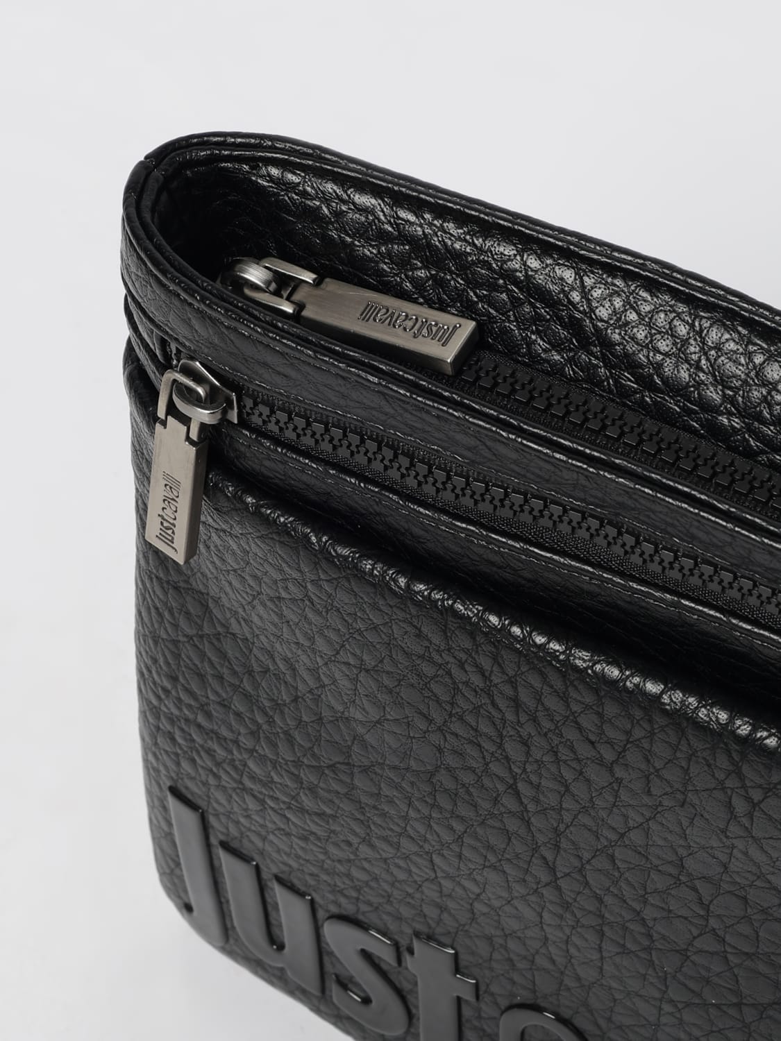 JUST CAVALLI BANDOLERA: Bolsos hombre Just Cavalli, Negro - Img 3