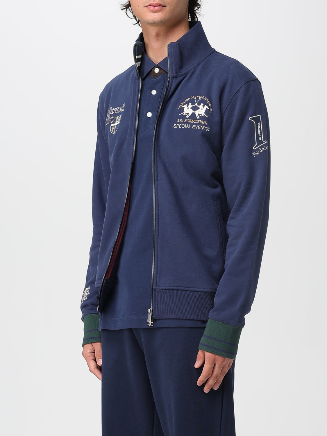 LA MARTINA SWEATSHIRT: Sweater men La Martina, Blue - Img 3