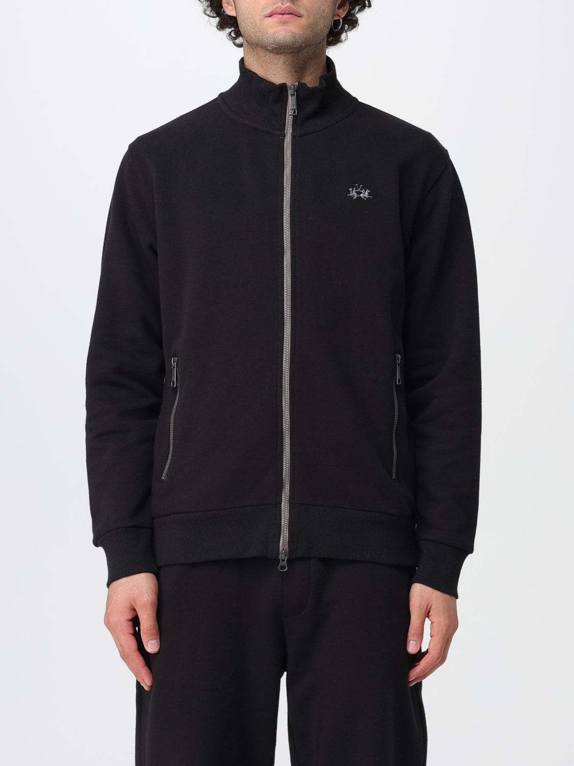 LA MARTINA SWEATSHIRT: Pullover herren La Martina, Schwarz - Img 1