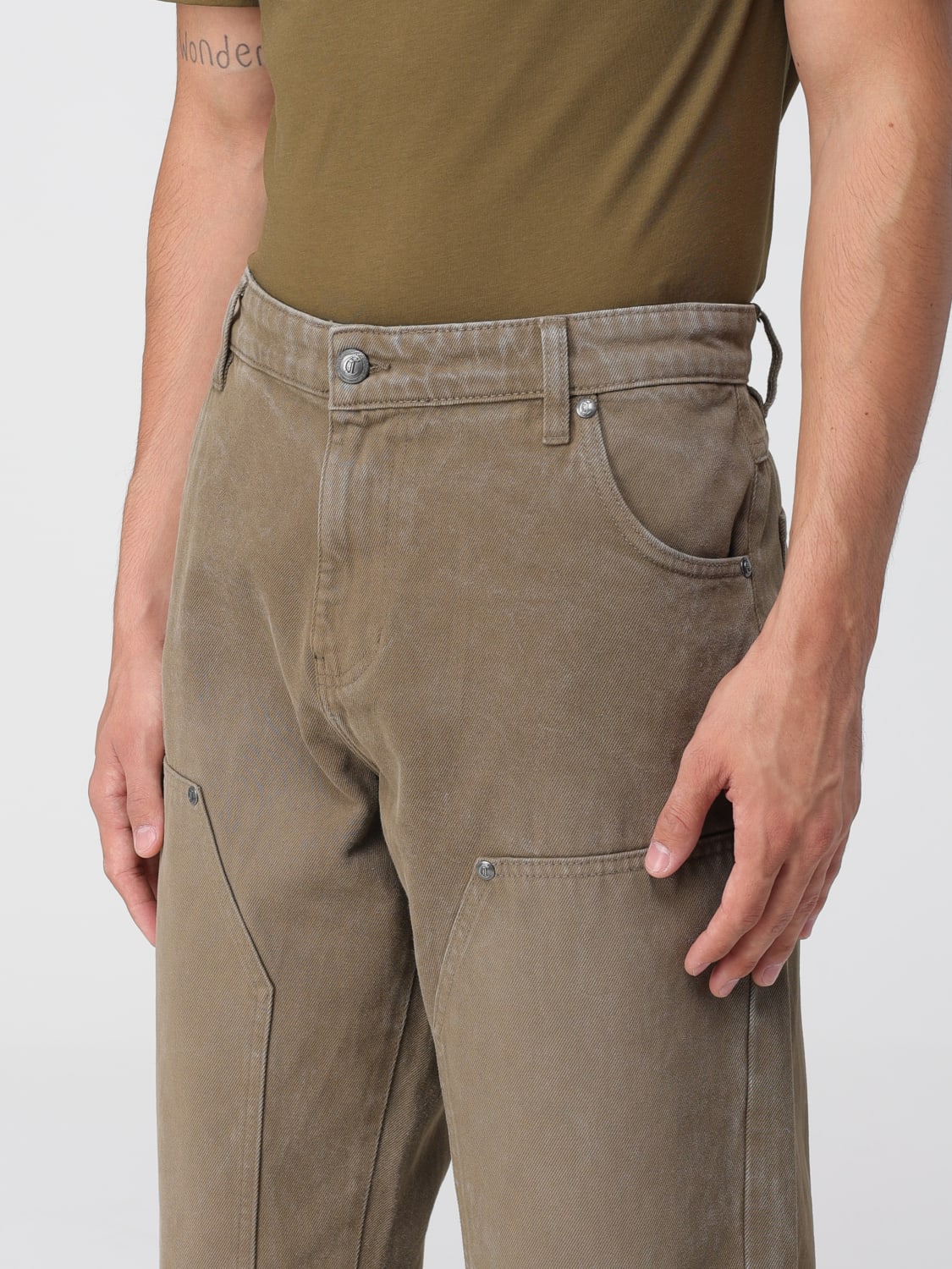 JUST CAVALLI PANTS: Pants men Just Cavalli, Green - Img 3