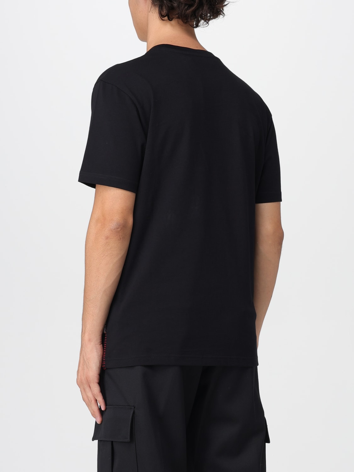 JUST CAVALLI T恤: T恤 男士 Just Cavalli, 黑色 - Img 2