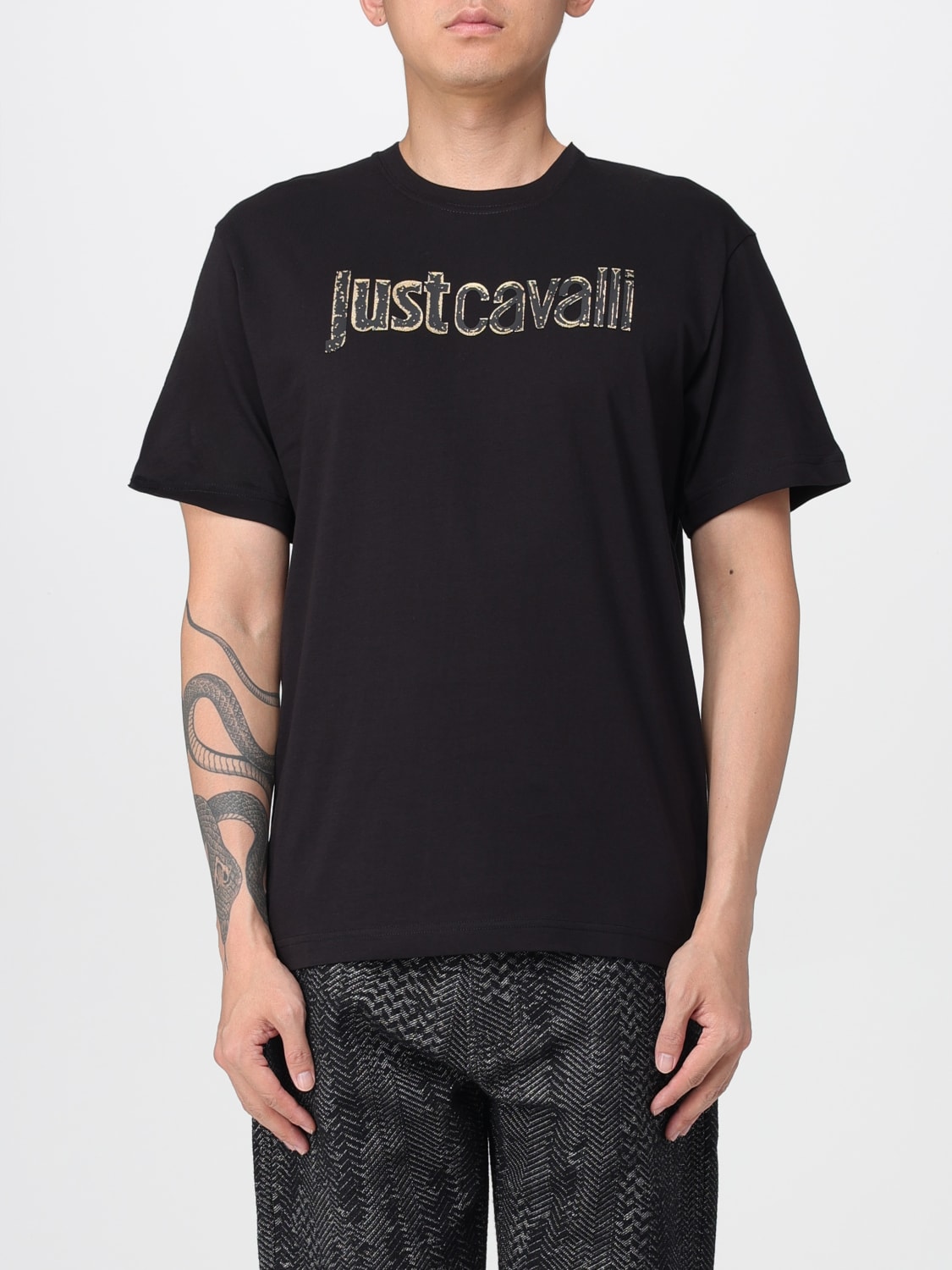 JUST CAVALLI T-SHIRT: T-shirt men Just Cavalli, Black - Img 1