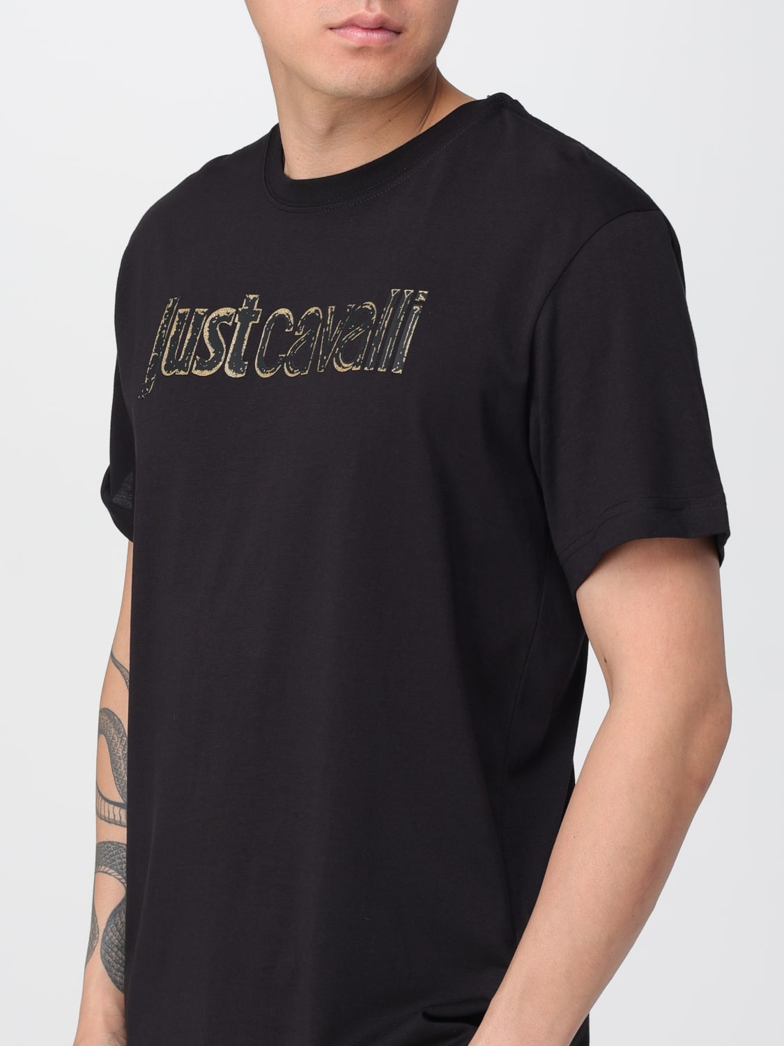 JUST CAVALLI T-SHIRT: T-shirt men Just Cavalli, Black - Img 3