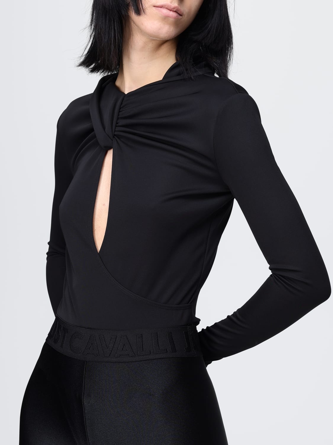 JUST CAVALLI TOP: Bodysuit woman Just Cavalli, Black - Img 4