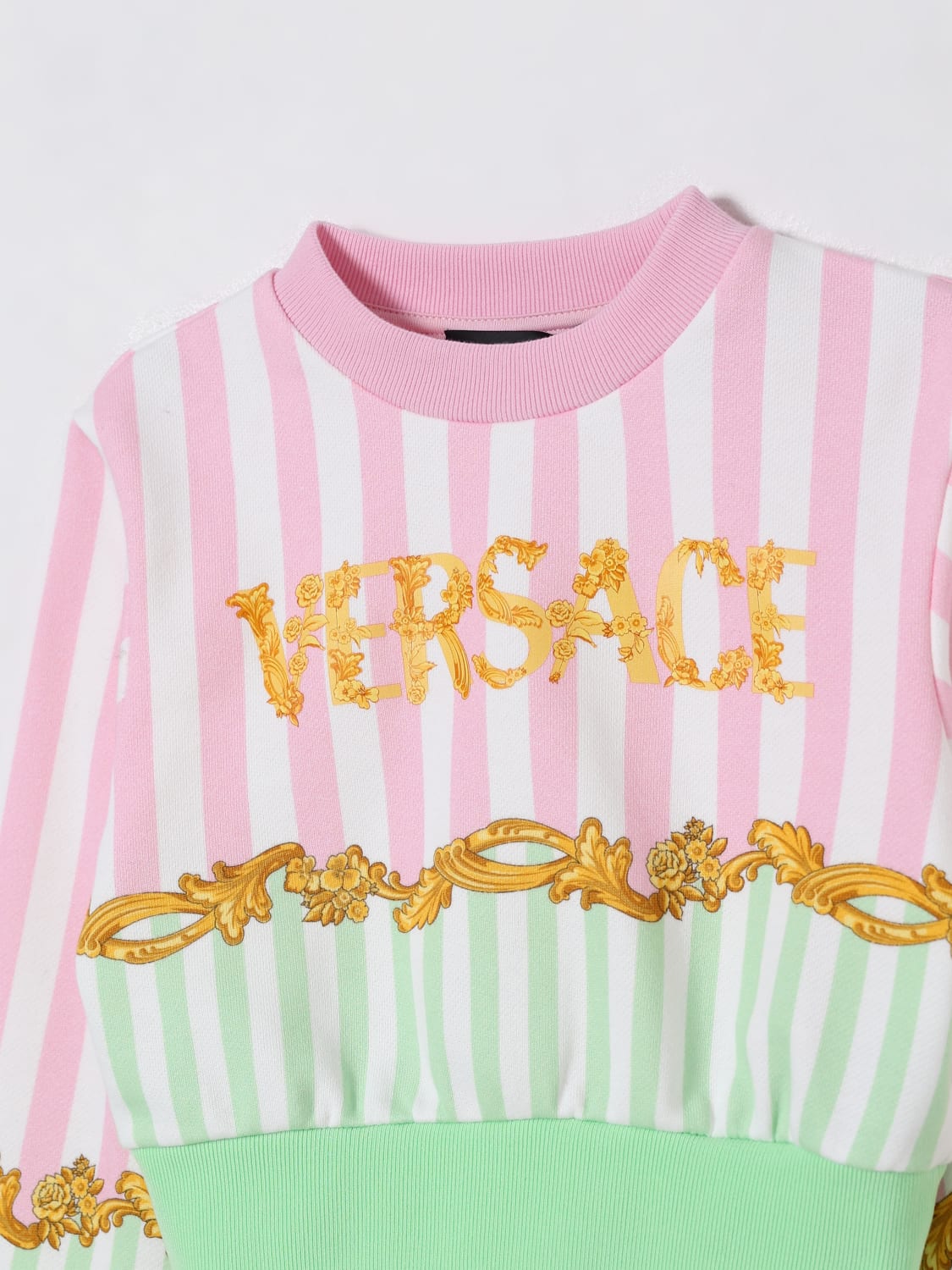 VERSACE JERSEY: Jersey niños Versace, Blanco - Img 3