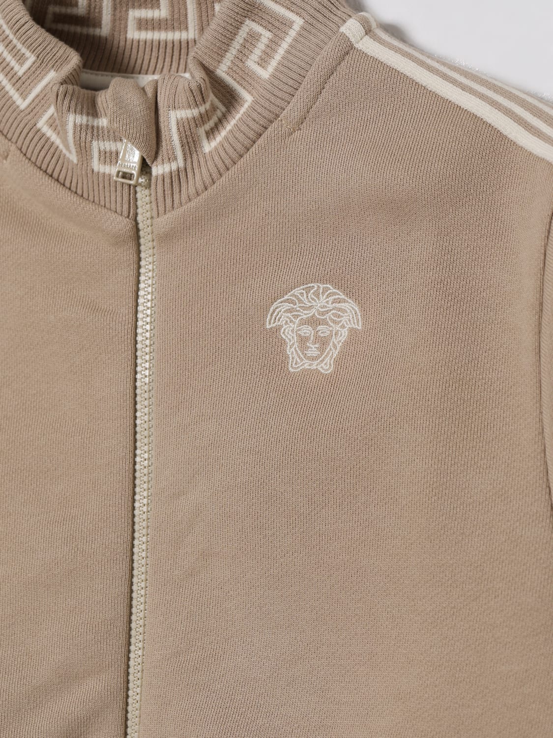 VERSACE JERSEY: Jersey niños Versace, Beige - Img 3