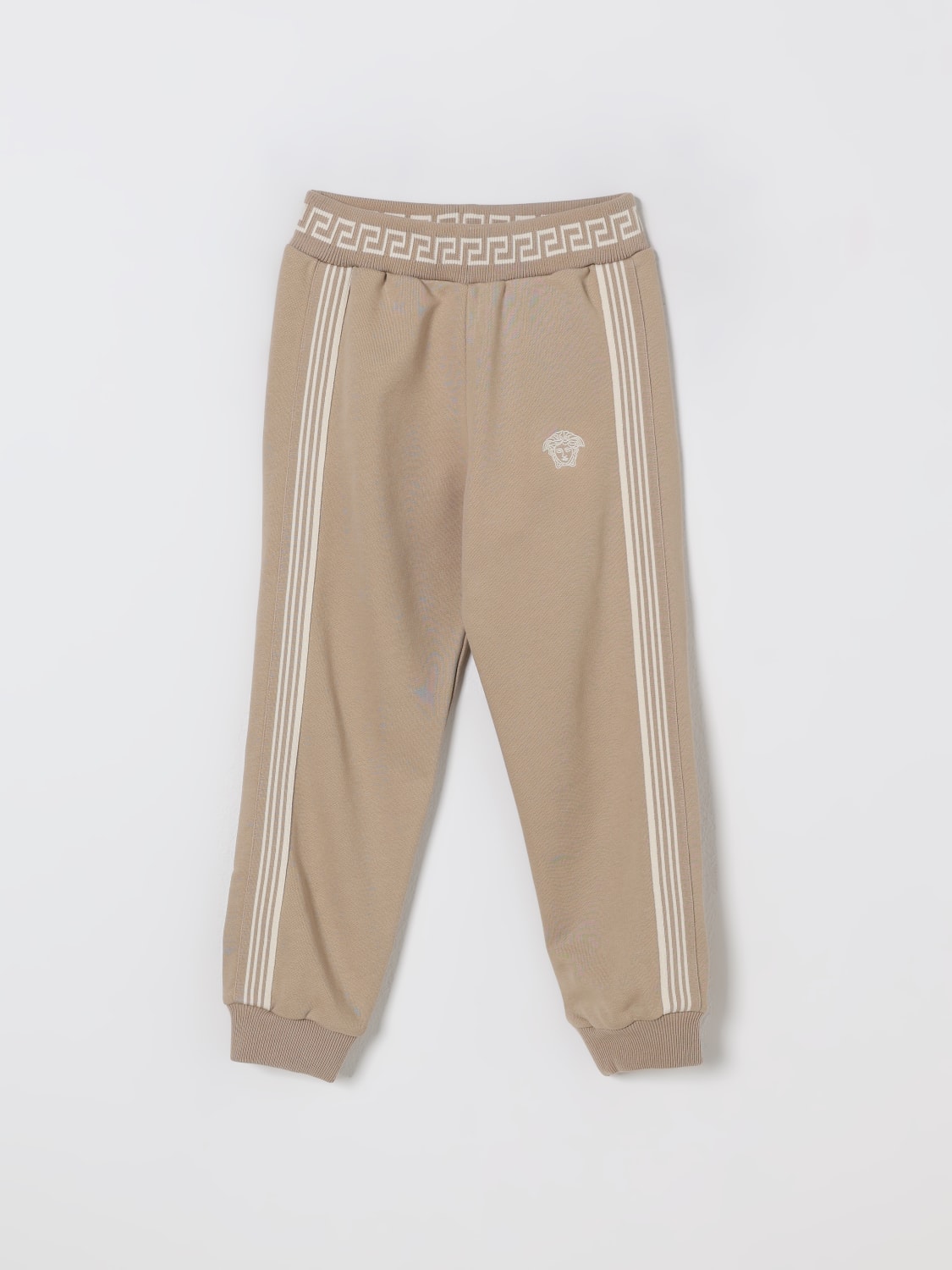 VERSACE PANTS: Pants kids Versace, Beige - Img 1