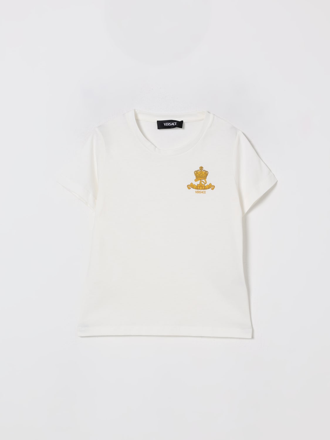VERSACE T-SHIRT: T-shirt kids Versace, White - Img 1