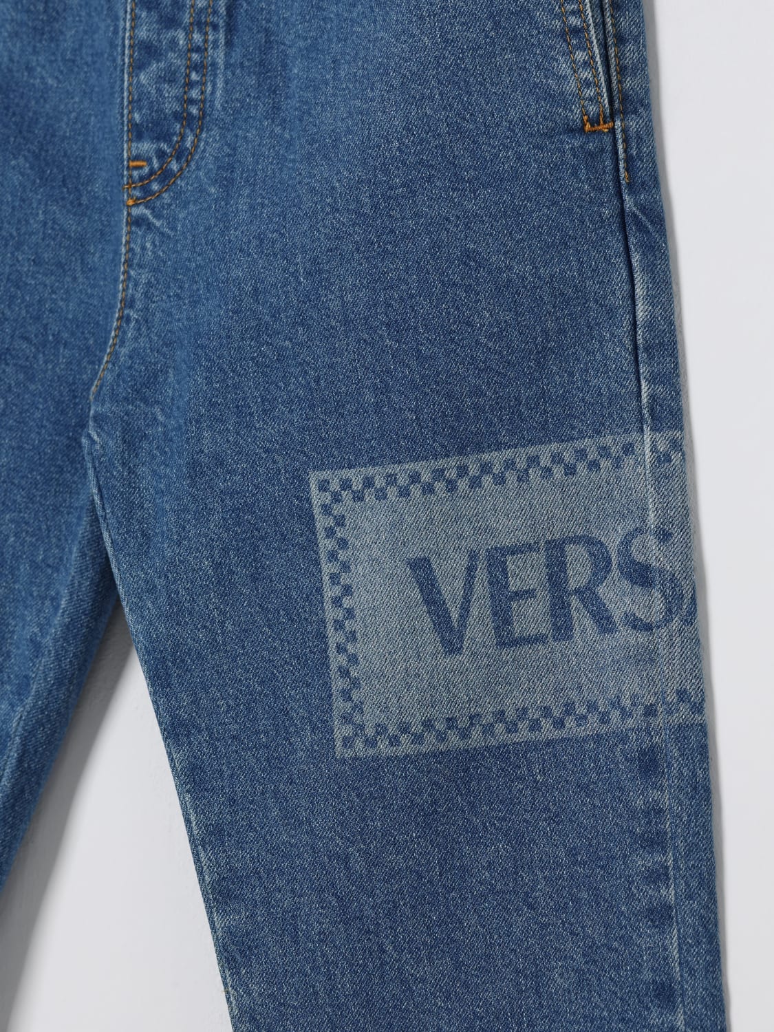 VERSACE JEANS: Jeans kids Versace, Denim - Img 3