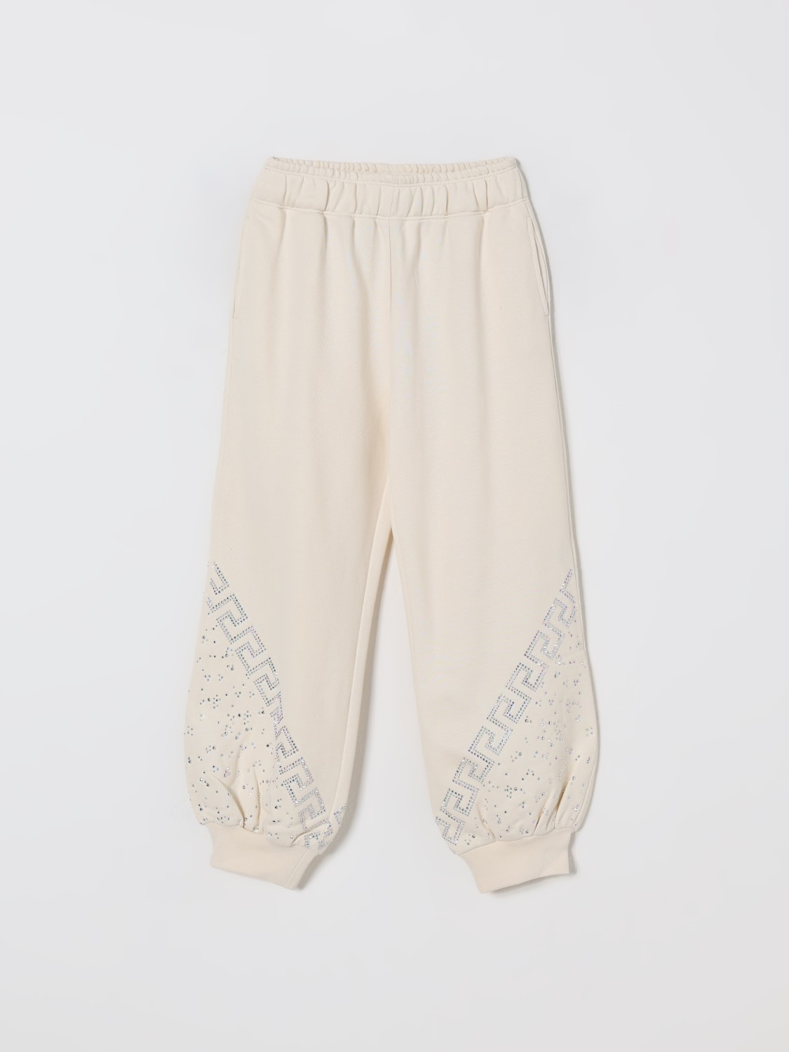 VERSACE PANTS: Pants kids Versace, Yellow Cream - Img 1
