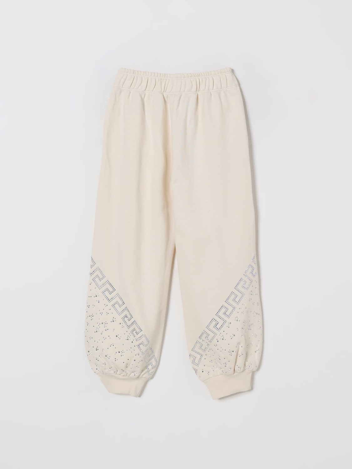 VERSACE PANTS: Pants kids Versace, Yellow Cream - Img 2