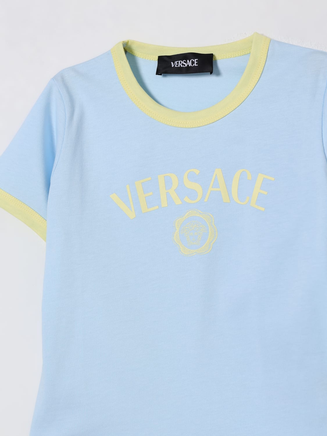 VERSACE CAMISETA: Camiseta niños Versace, Cielo - Img 3