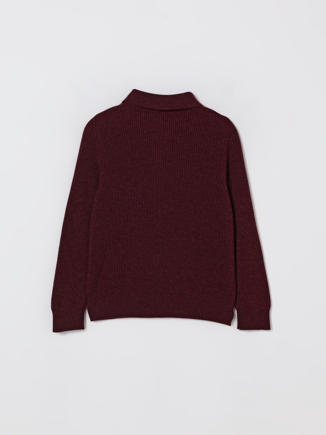 BRUNELLO CUCINELLI POLO: Polo enfant Brunello Cucinelli, Bordeaux - Img 2