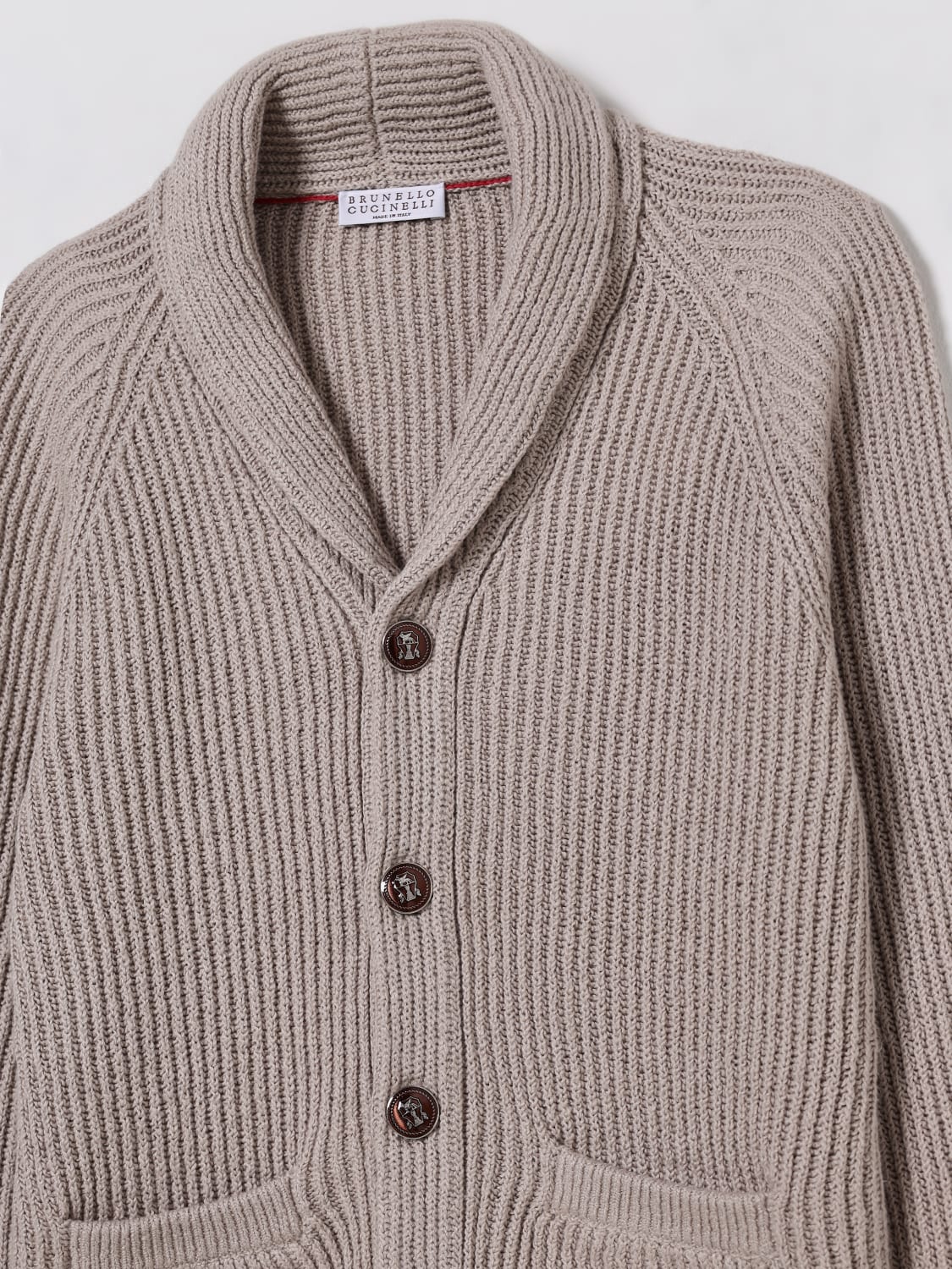 BRUNELLO CUCINELLI SWEATER: Sweater kids Brunello Cucinelli, Beige - Img 3