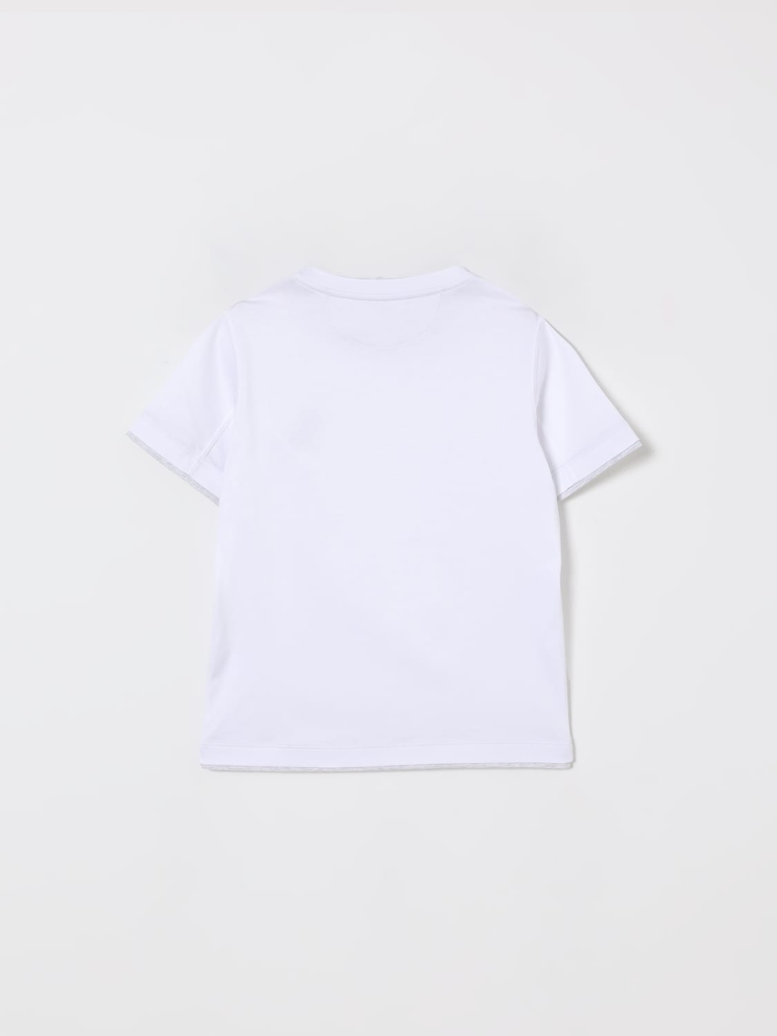BRUNELLO CUCINELLI T-SHIRT: T-shirt kinder Brunello Cucinelli, Weiß - Img 2