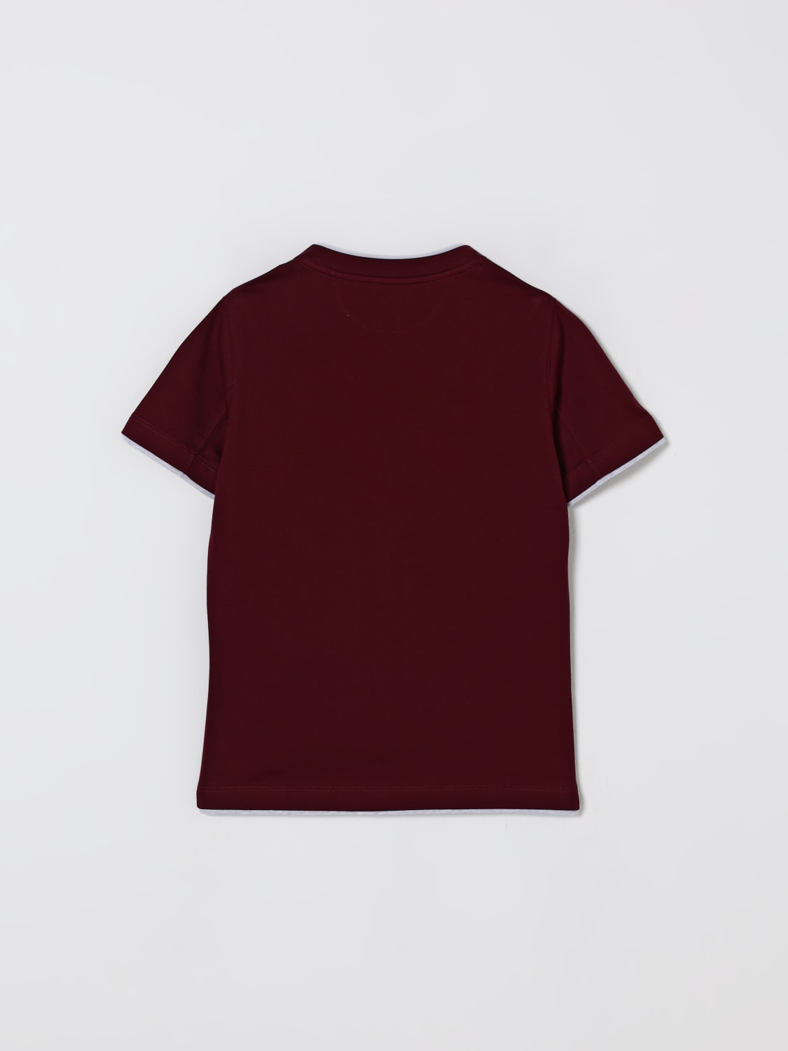 BRUNELLO CUCINELLI T-SHIRT: T-shirt kids Brunello Cucinelli, Burgundy - Img 2