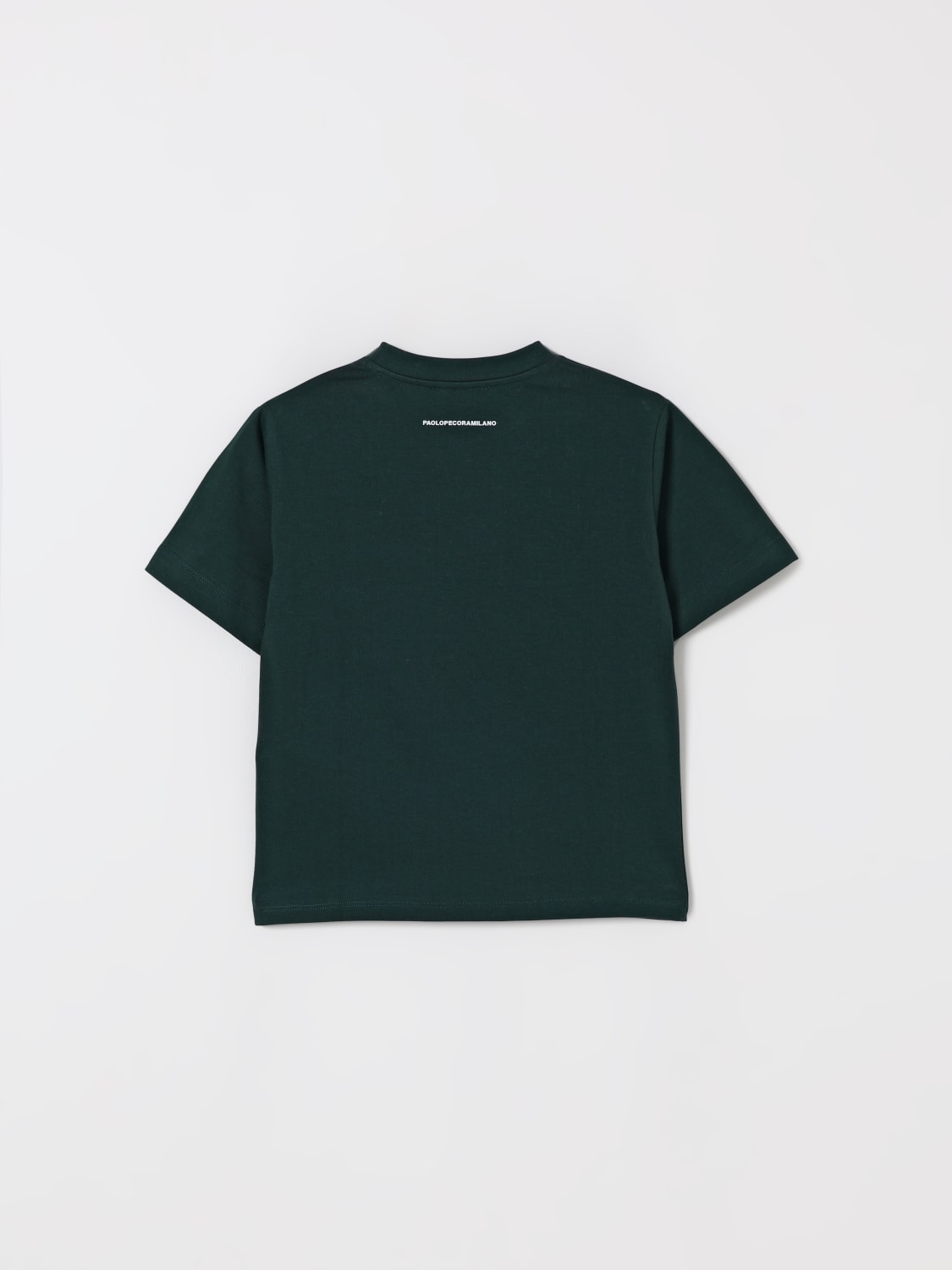 PAOLO PECORA CAMISETA: Camiseta niños Paolo Pecora, Verde - Img 2