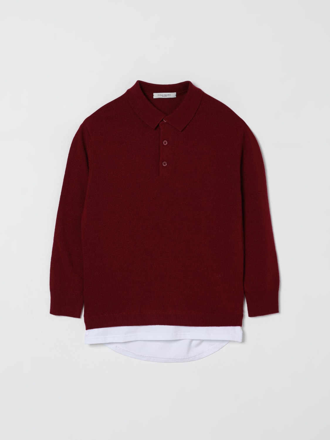 PAOLO PECORA POLO: Jersey niños Paolo Pecora, Marrón - Img 1