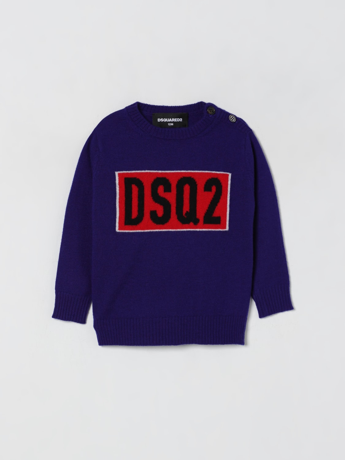 DSQUARED2 JERSEY: Jersey niños Dsquared2, Azul Oscuro - Img 1