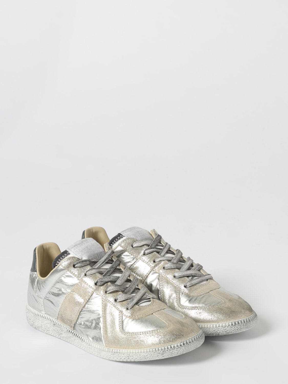 MAISON MARGIELA SNEAKERS: Sneakers men Maison Margiela, Silver - Img 2