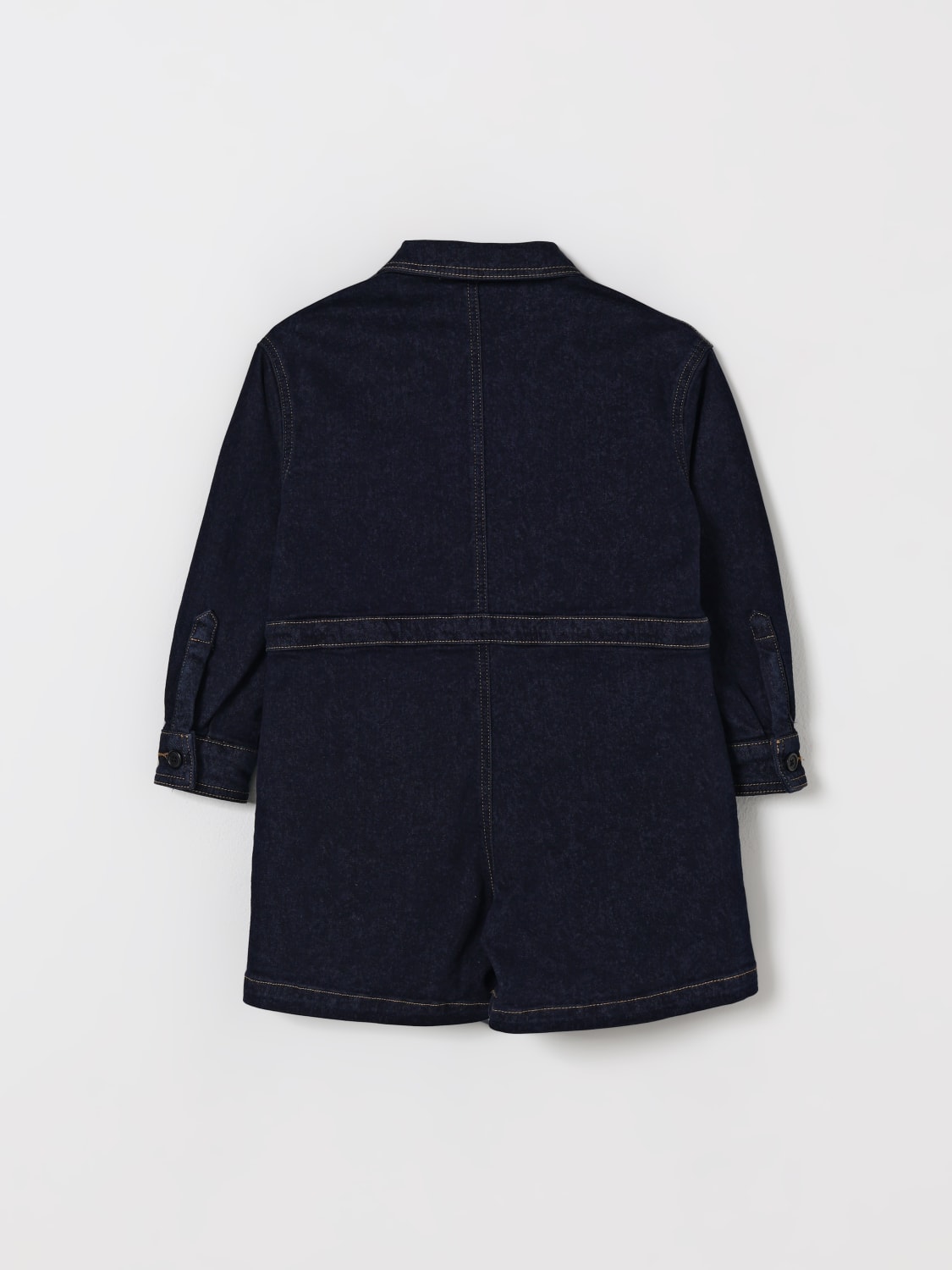 MARNI TUTA: Tuta di jeans con logo Marni, Blue - Img 2