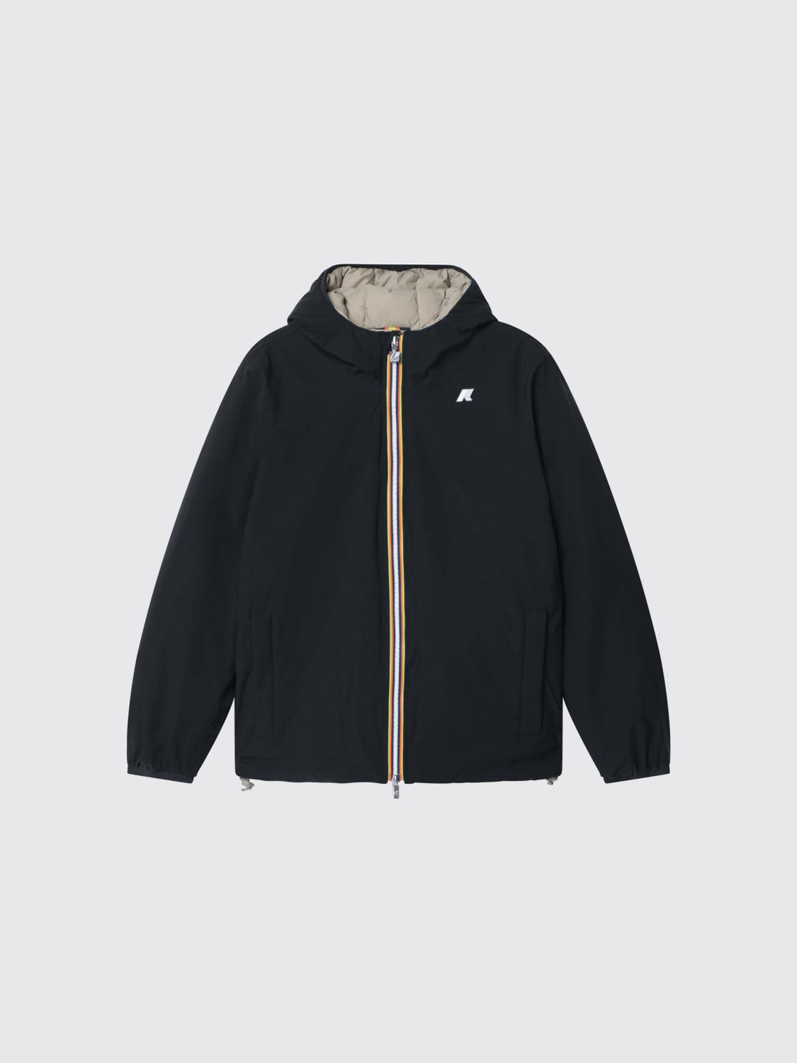 K-WAY ジャケット: コート ボーイ K-way, ブラック - Img 1