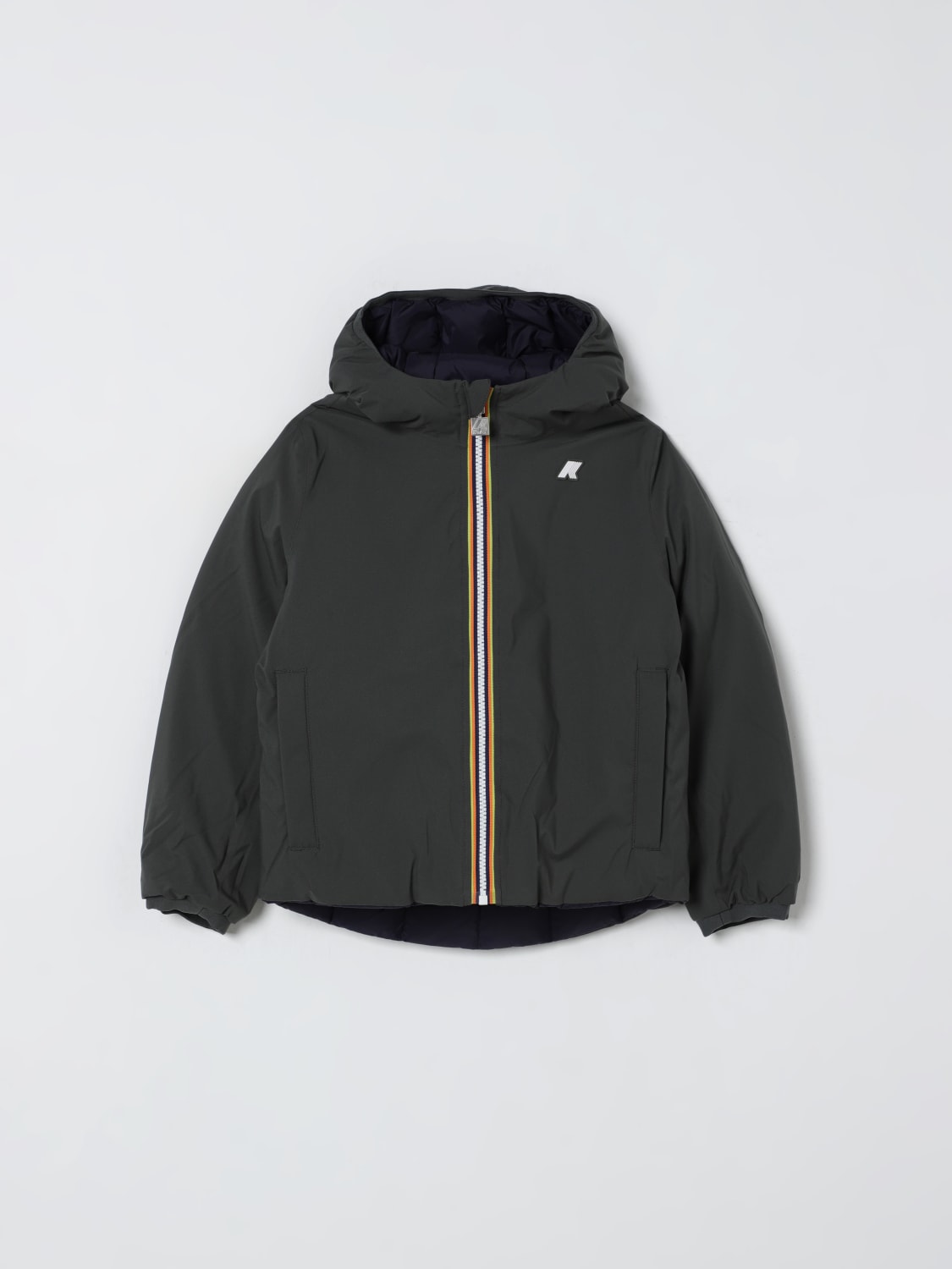 K-WAY JACKET: Coat kids K-way, Green - Img 1