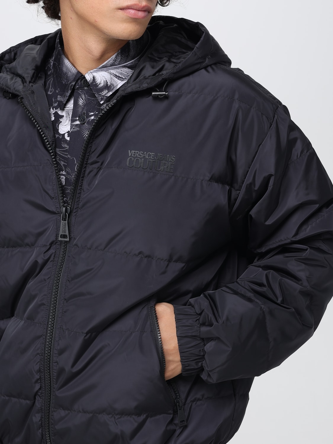 VERSACE JEANS COUTURE JACKET: Jacket men Versace Jeans Couture, Black - Img 4