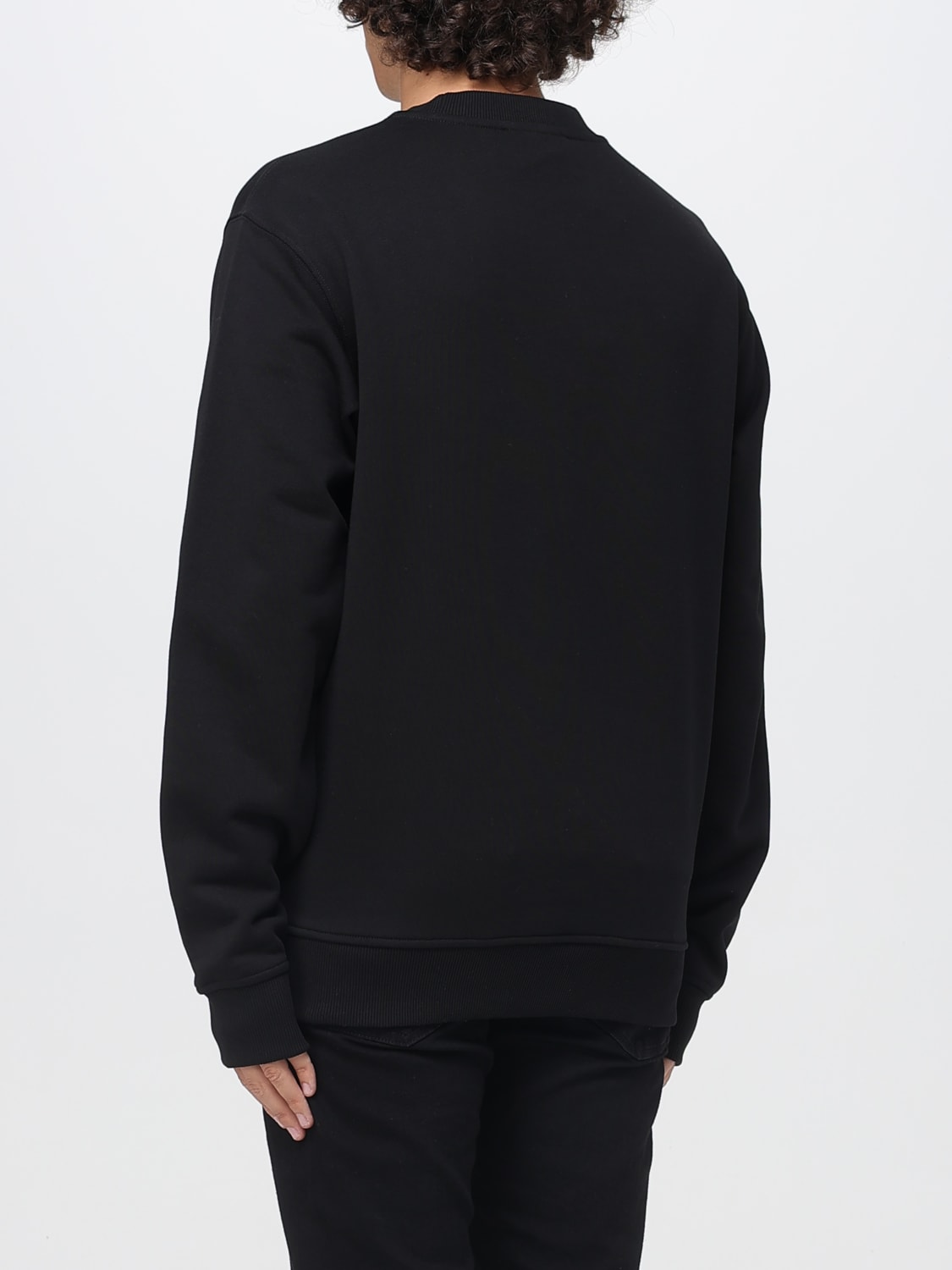VERSACE JEANS COUTURE SWEATSHIRT: Pullover herren Versace Jeans Couture, Schwarz - Img 2