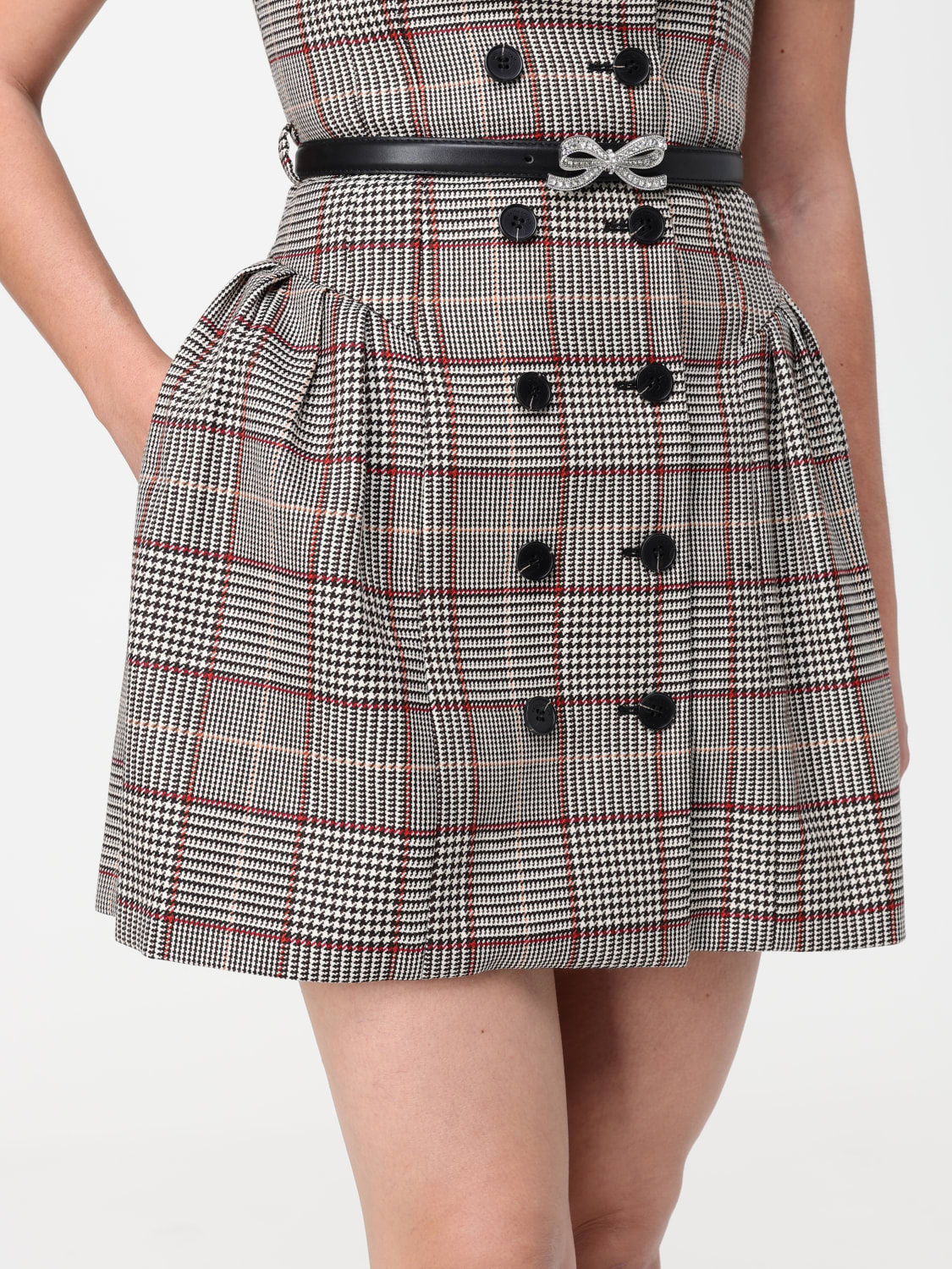 SELF-PORTRAIT VESTIDO: Vestido mujer Self-portrait, Marrón - Img 4