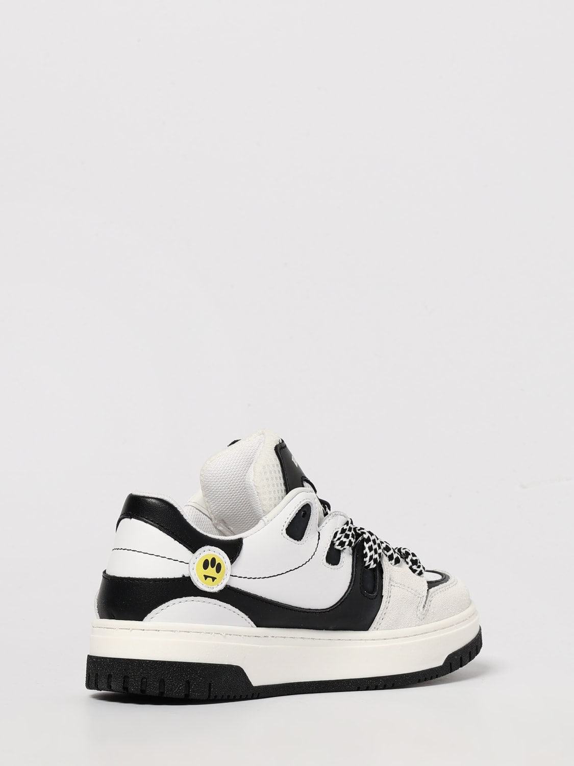 BARROW KIDS SNEAKERS: Sneakers Barrow Kids in pelle e mesh , Bianco - Img 3