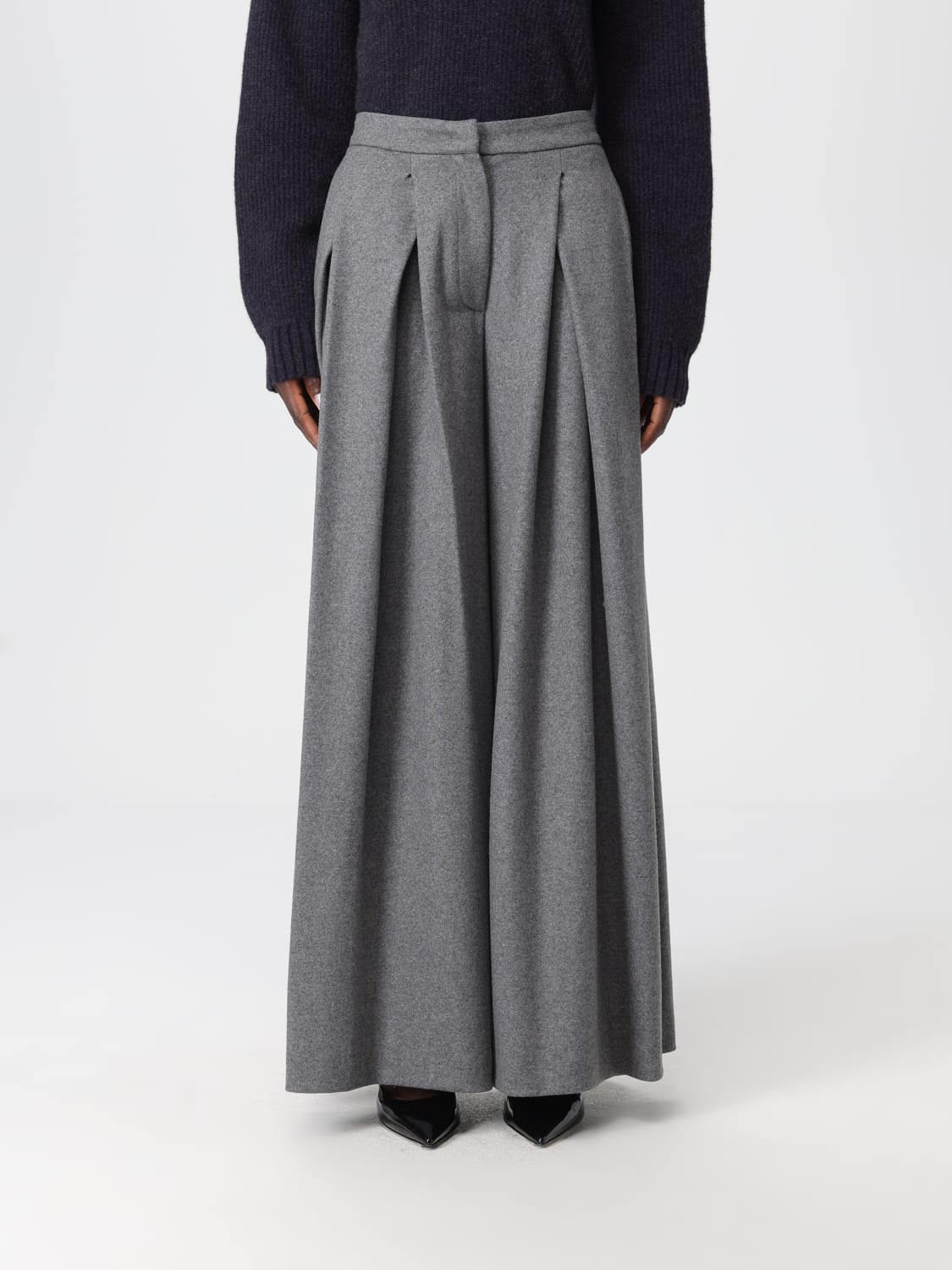 GIORGIO ARMANI PANTS: Pants woman Giorgio Armani, Grey - Img 1