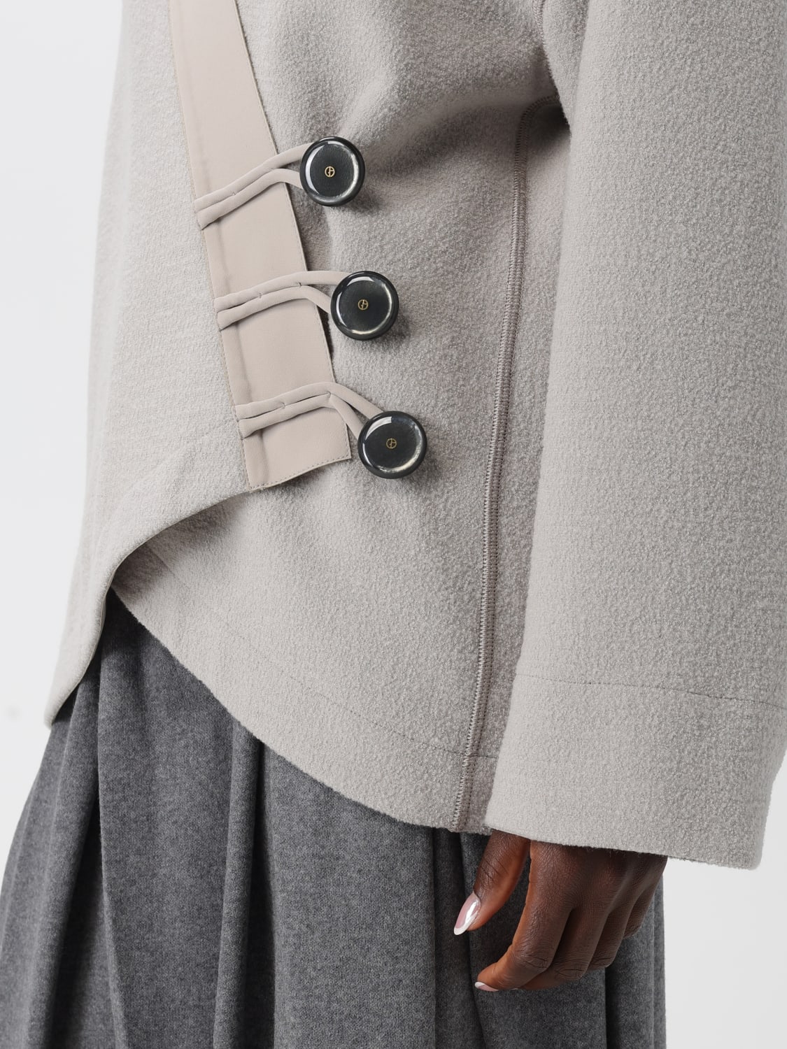 GIORGIO ARMANI JACKET: Jacket woman Giorgio Armani, Grey - Img 5