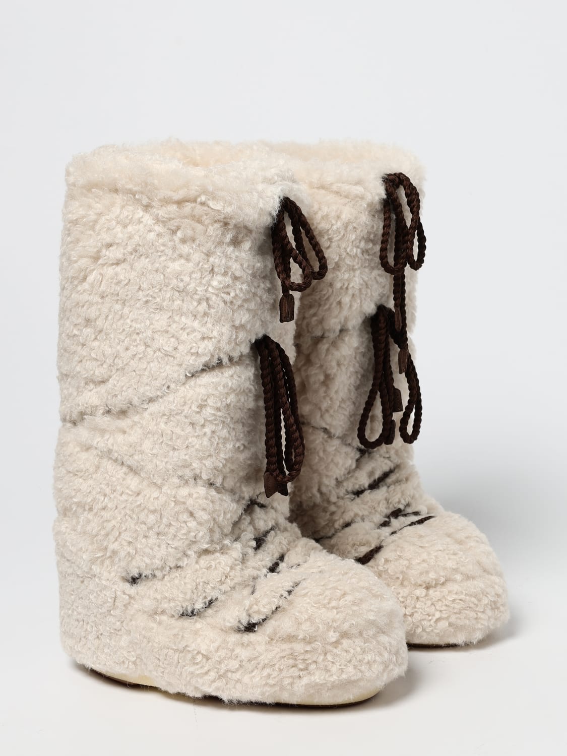 MOON BOOT BOTAS: Zapatos mujer Moon Boot, Beige - Img 2