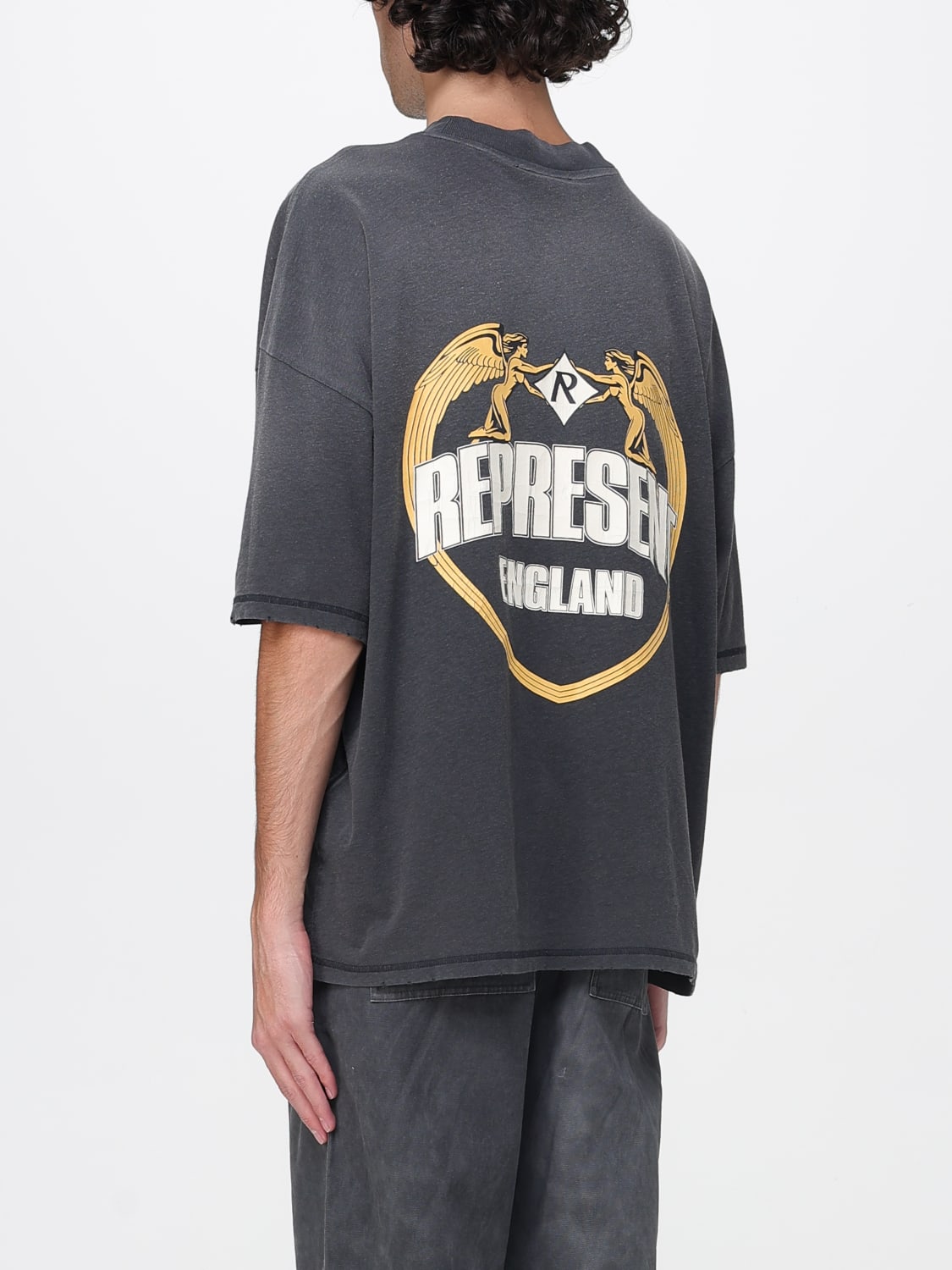 REPRESENT T-SHIRT: T-shirt men Represent, Black - Img 2