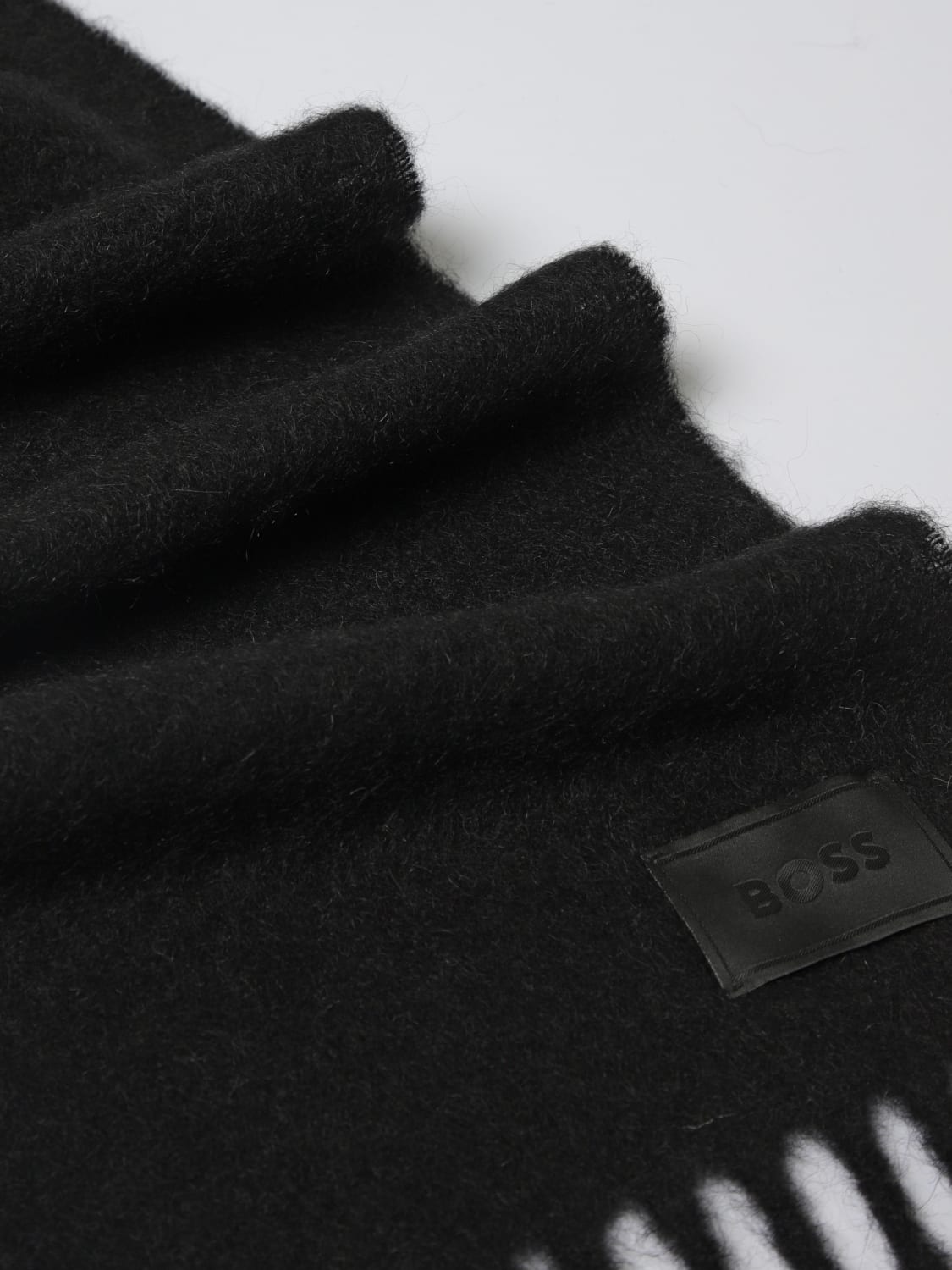 BOSS SCARF: Scarf woman Boss, Black - Img 3